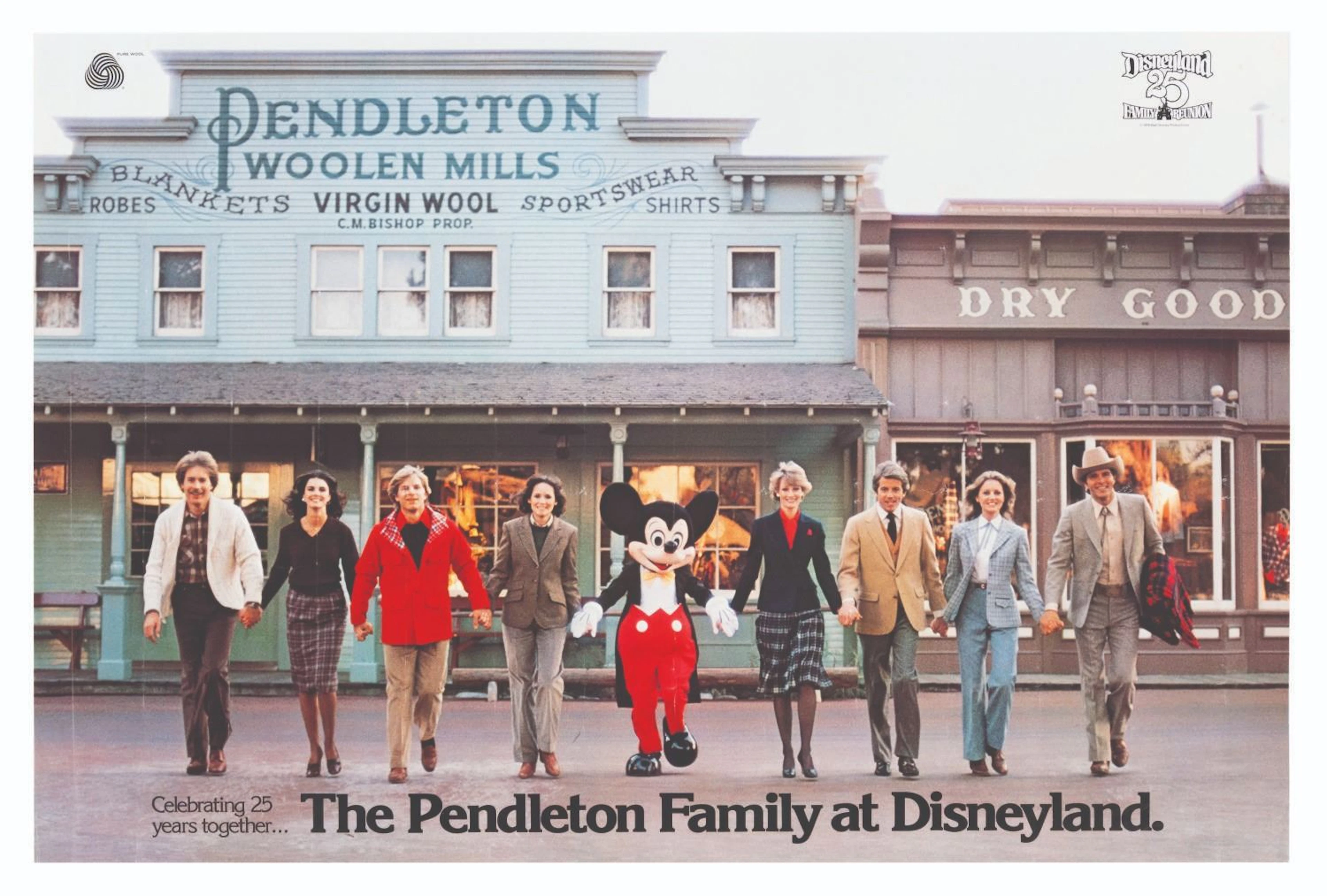 A"The Pendleton Family at Disneyland" Poster.