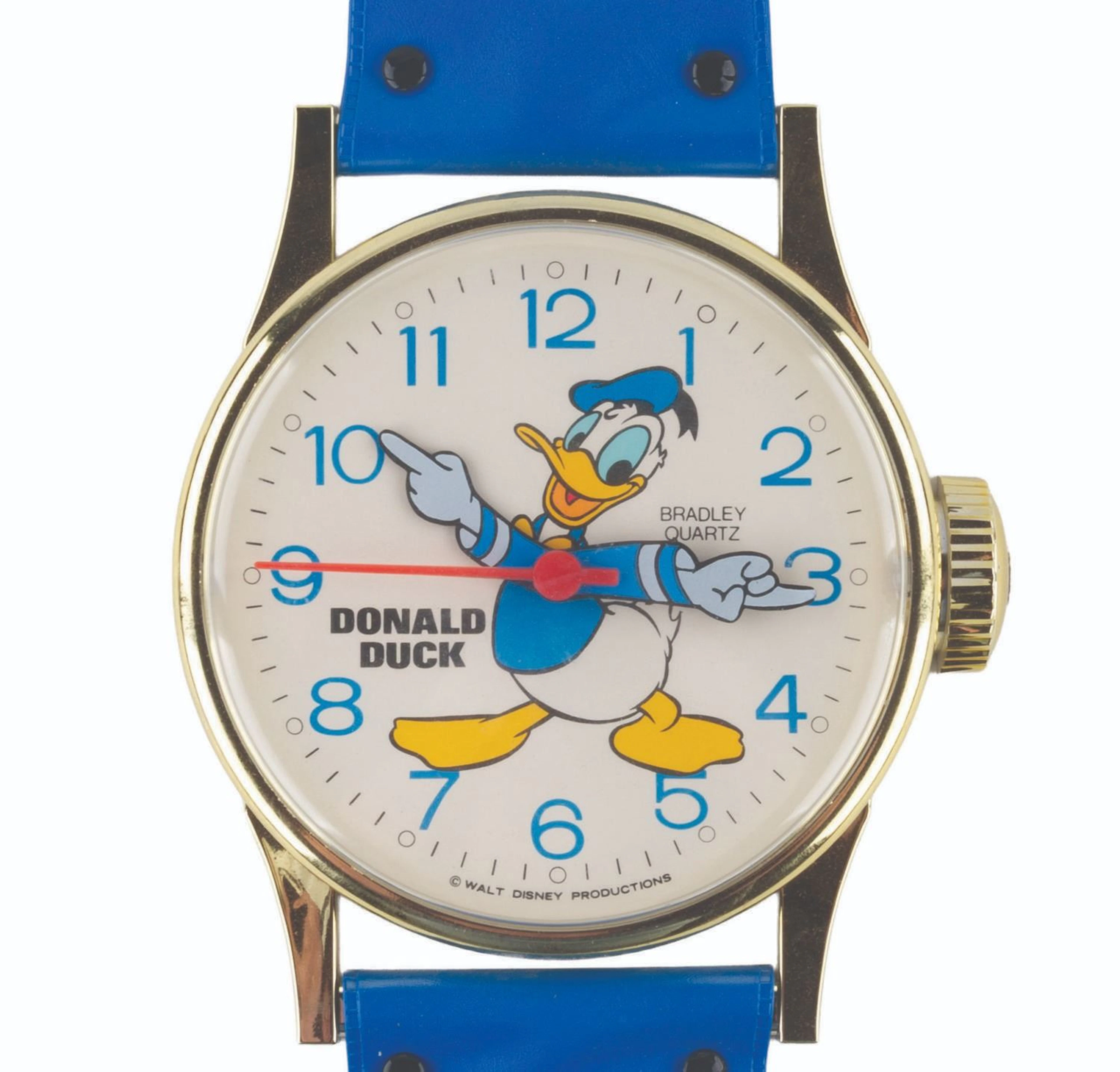 A Donald Duck Wristwatch Wall Clock.