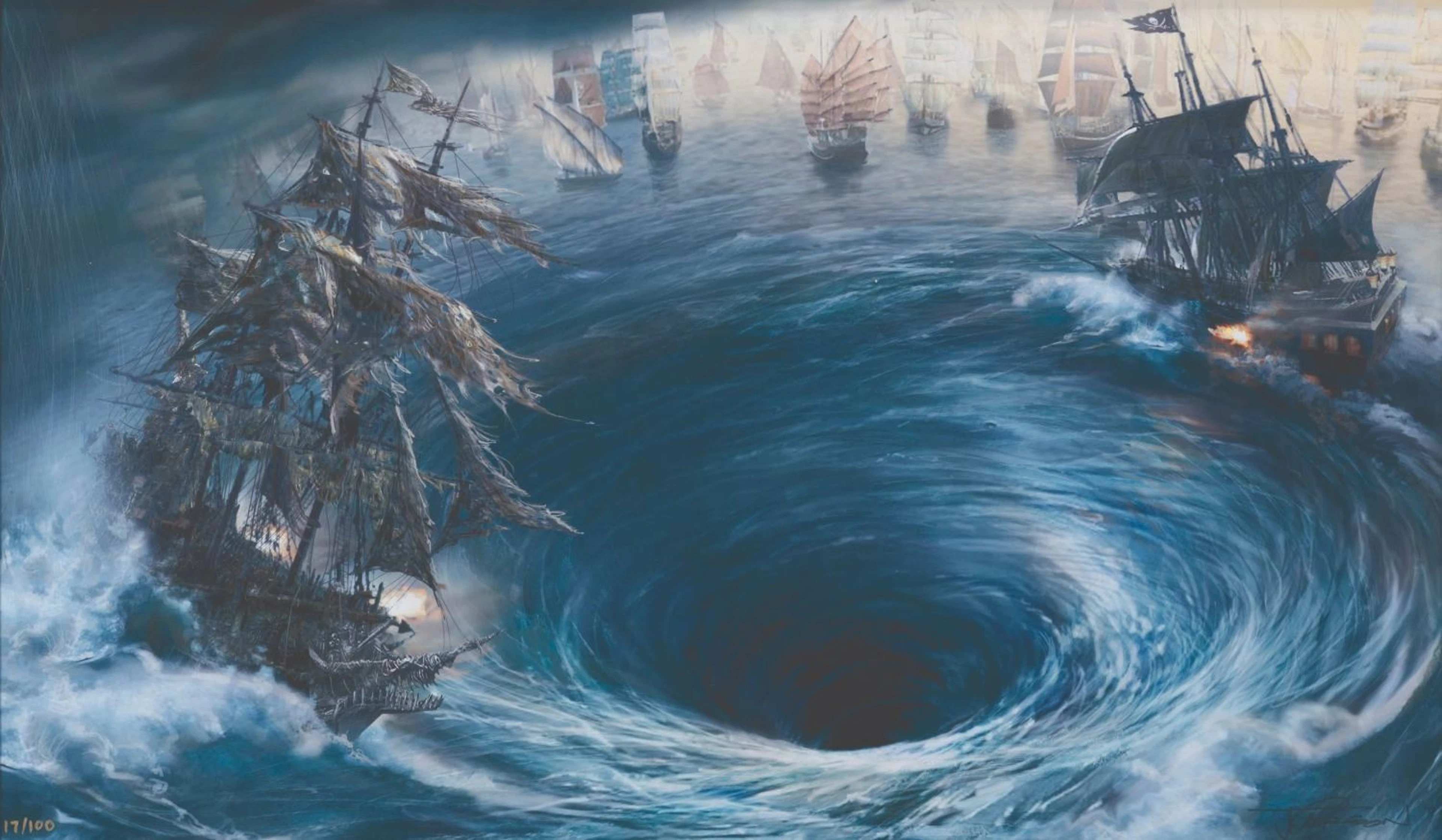 A "Pirates of the Caribbean" Framed Limited Edition Print.