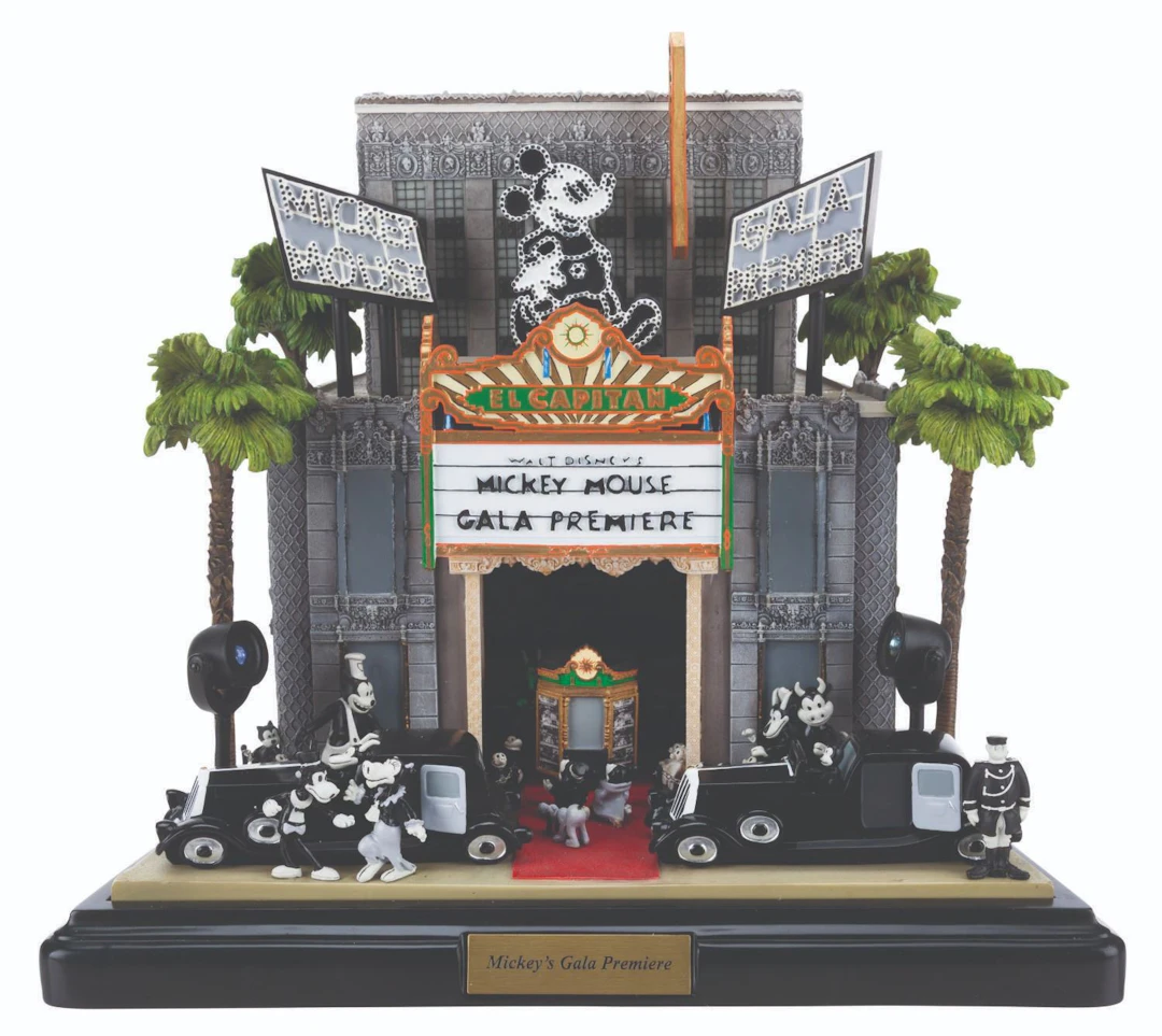 A "Mickey's Gala Premiere" Sculpture by Olszewski.