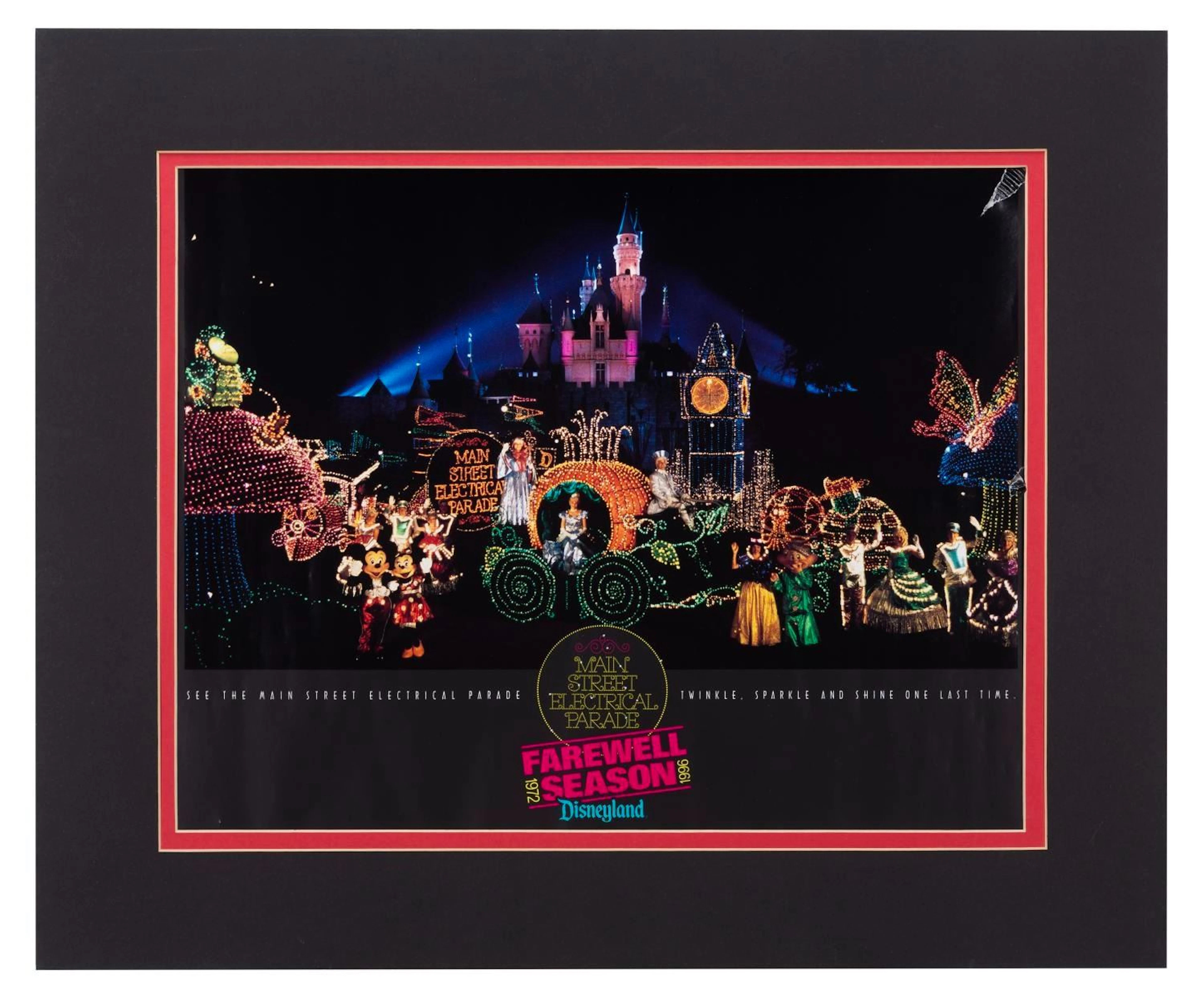 A Main Street Electrical Parade Farewell Season Poster.