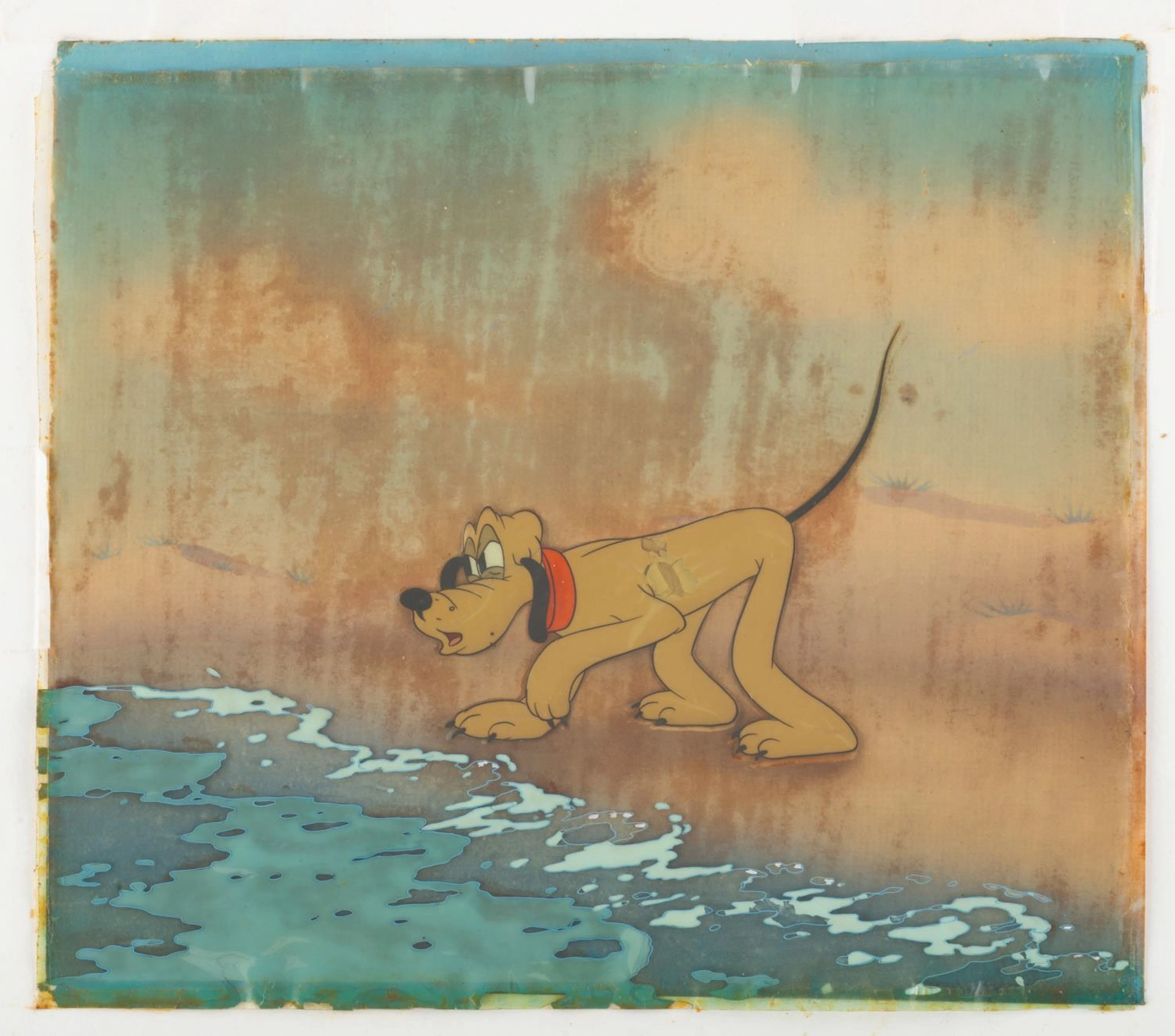 A "Beach Picnic" Courvoisier Set Up Production Cel.