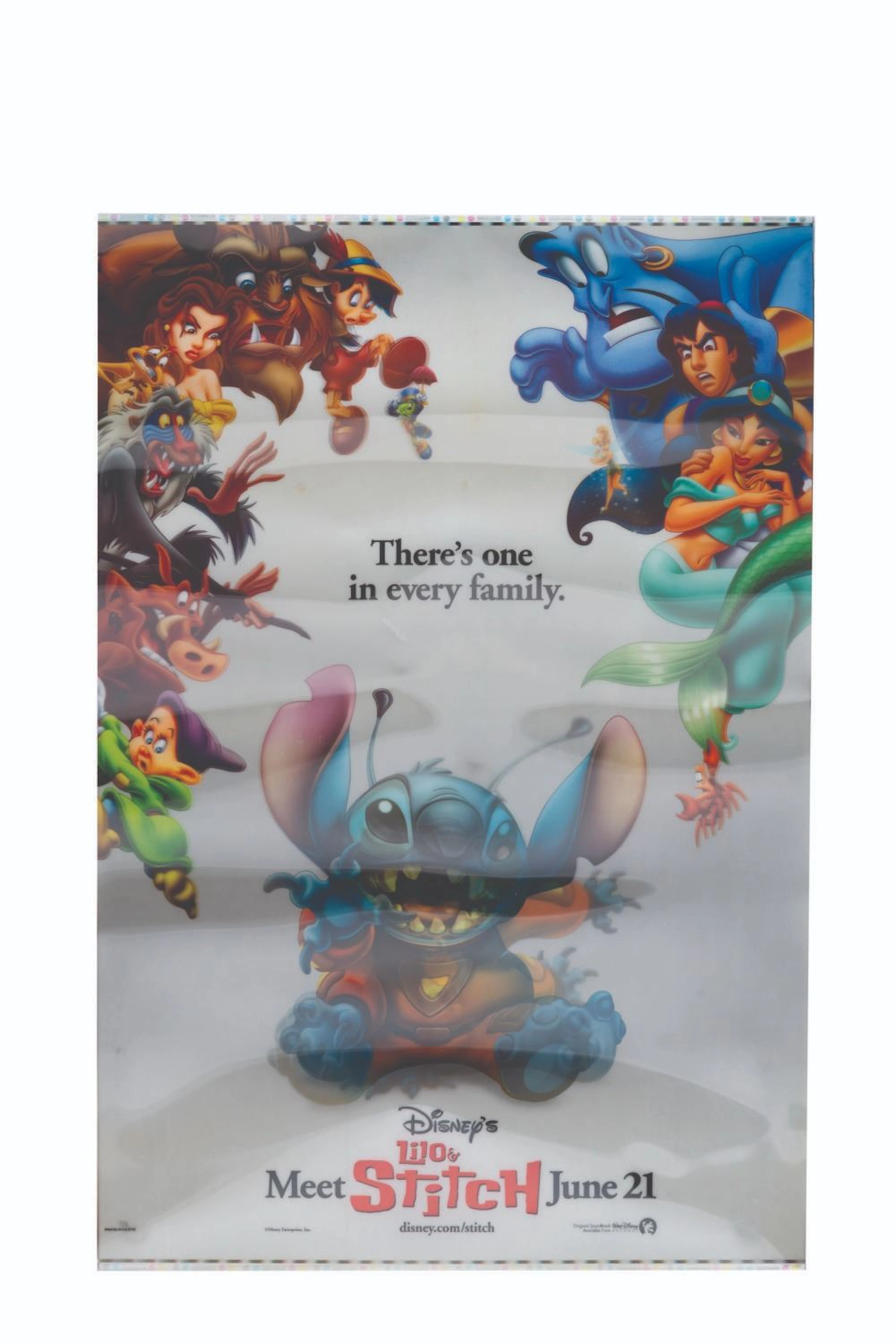 A "Lilo & Stitch " Lenticular Poster.