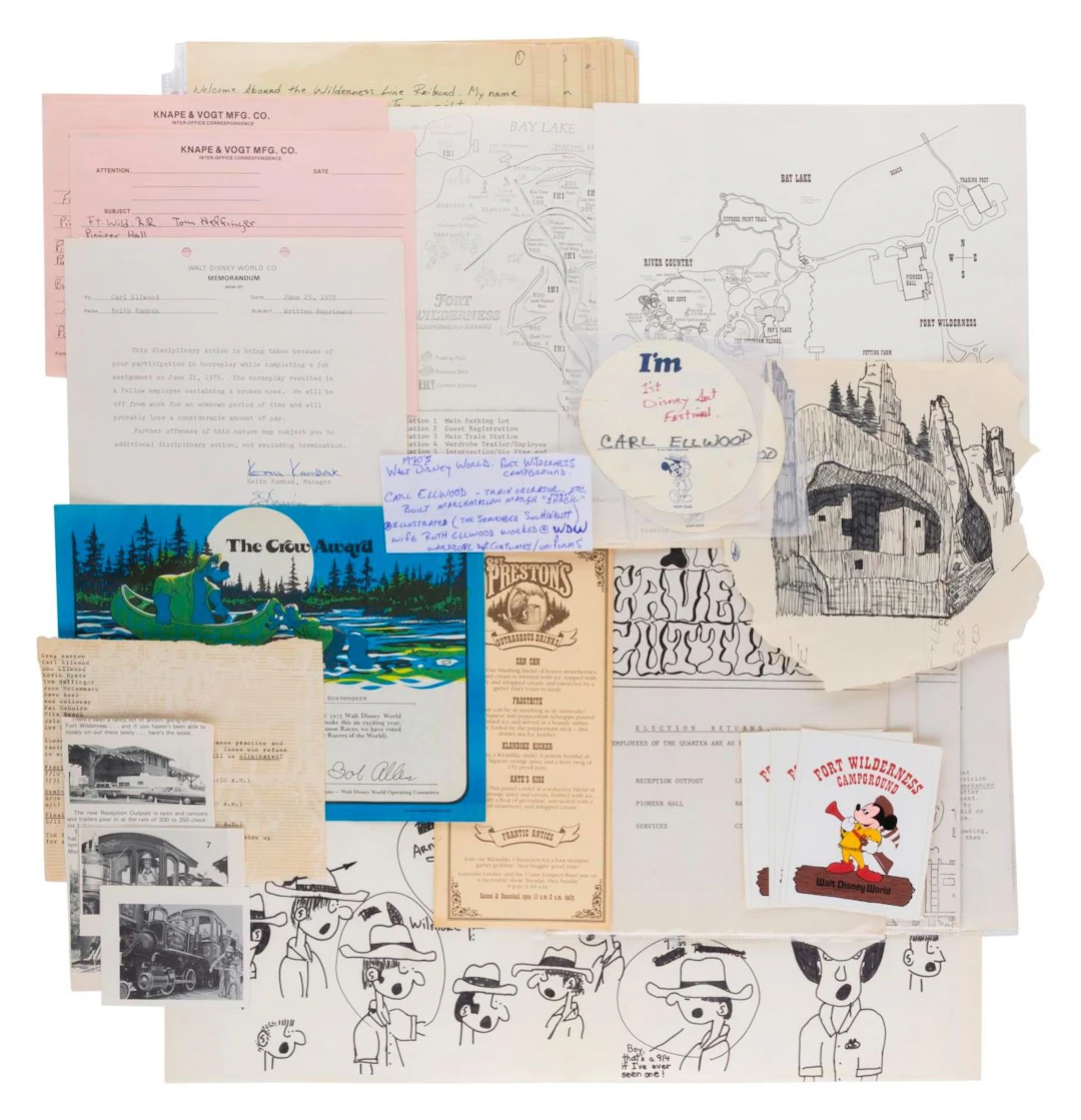 Carl Ellwood's Fort Wilderness Notes & Ephemera.