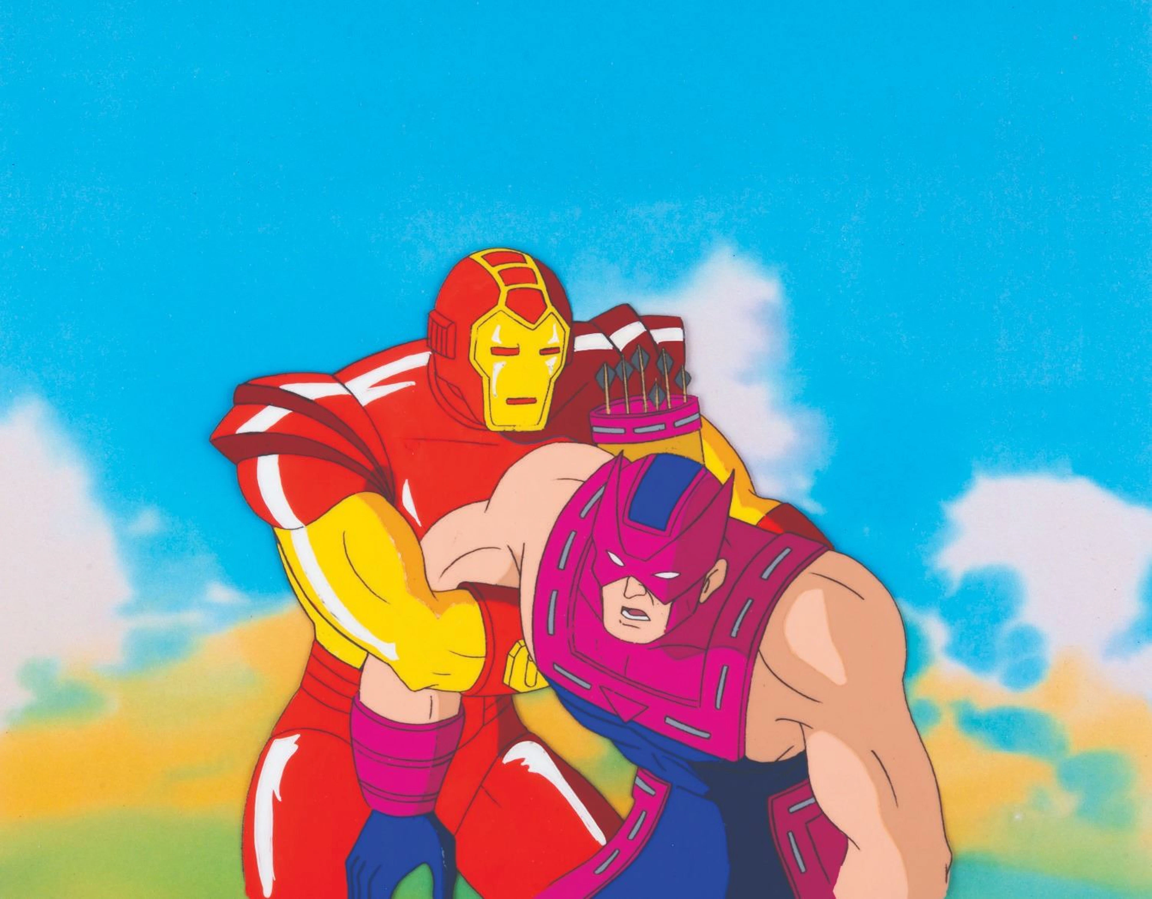An "Iron Man: The Animated Series" Production Cel.