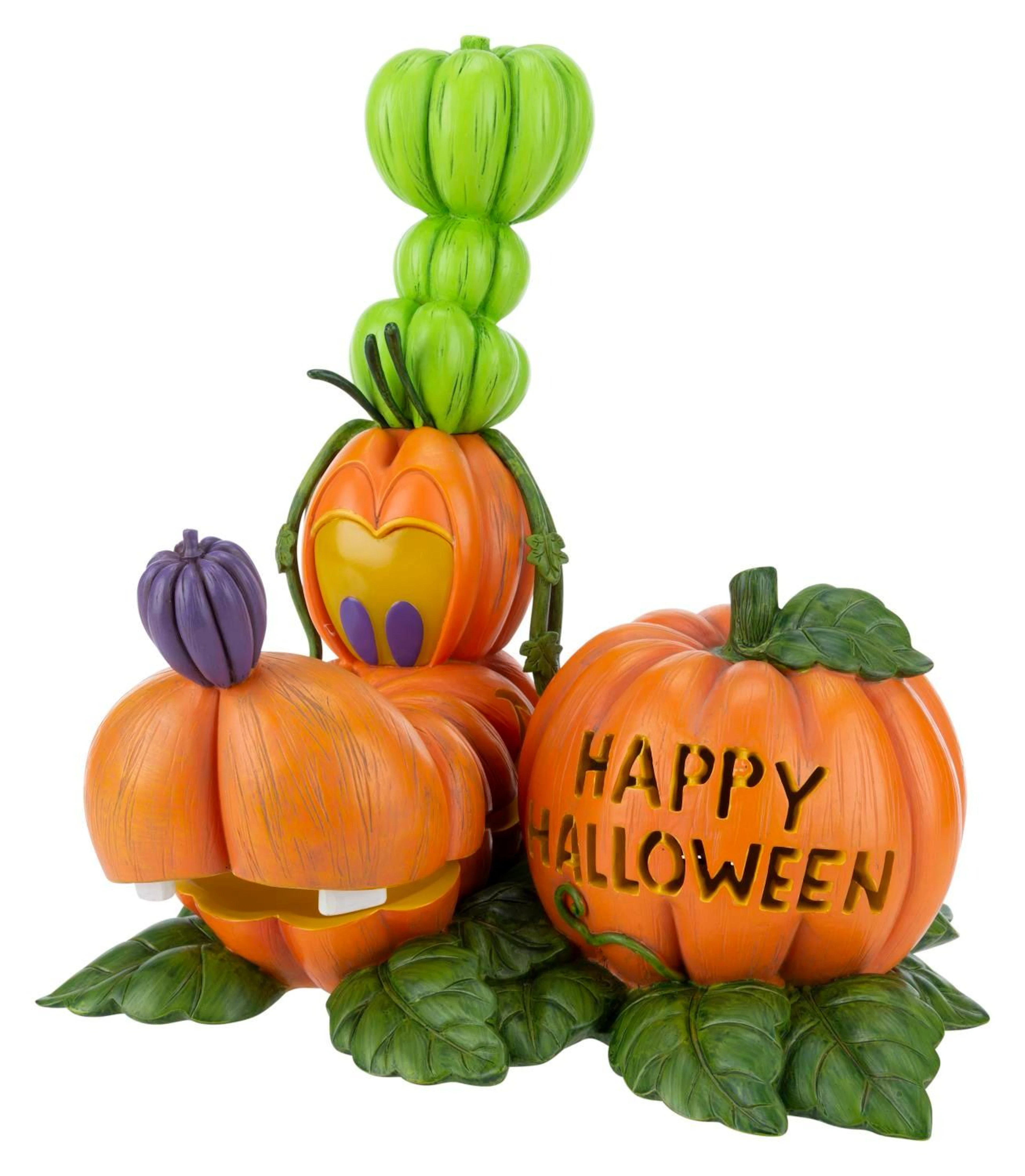 A Disney Parks Halloween Time Goofy Pumpkin Medium Fig.