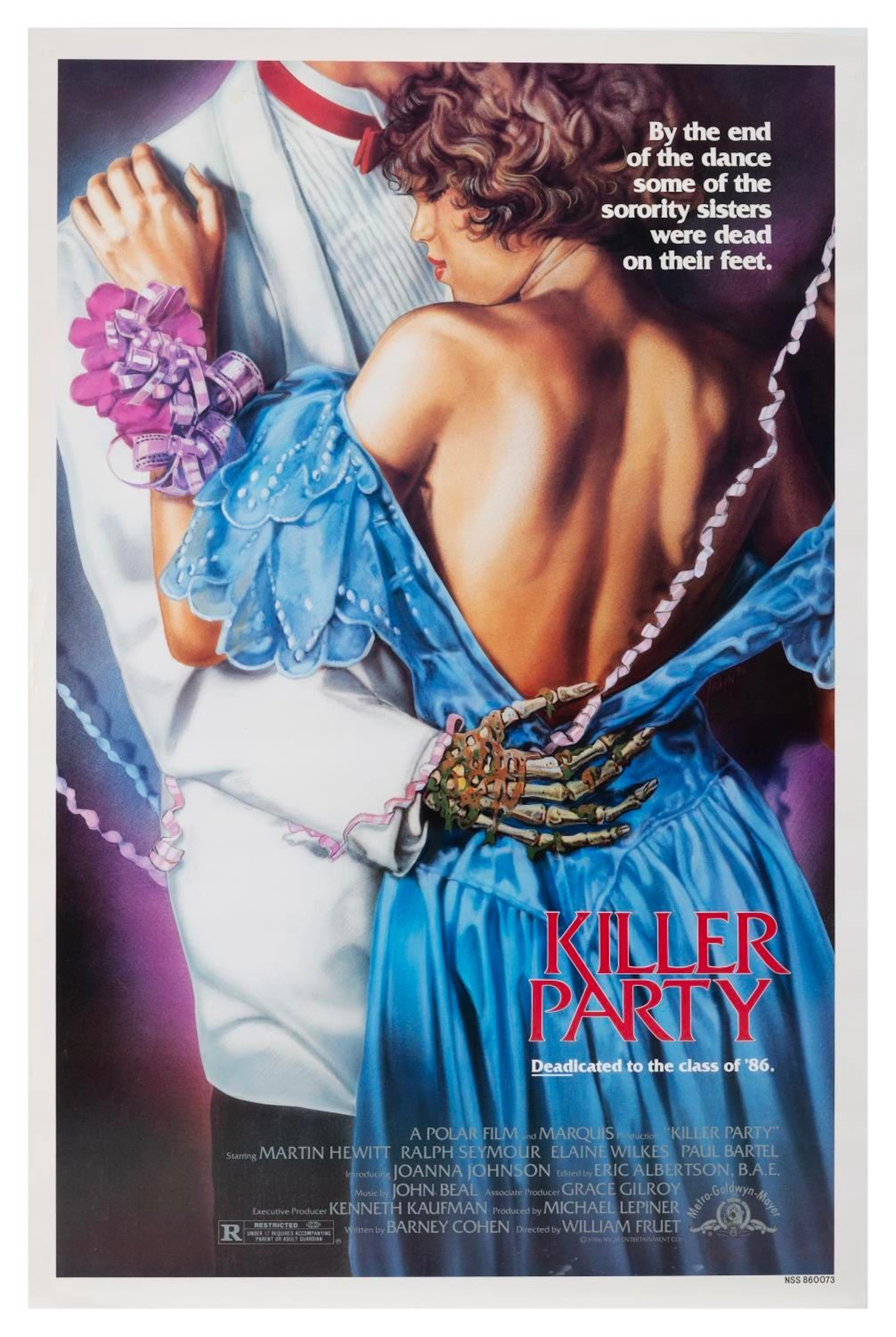 A "Killer Party" One-Sheet.