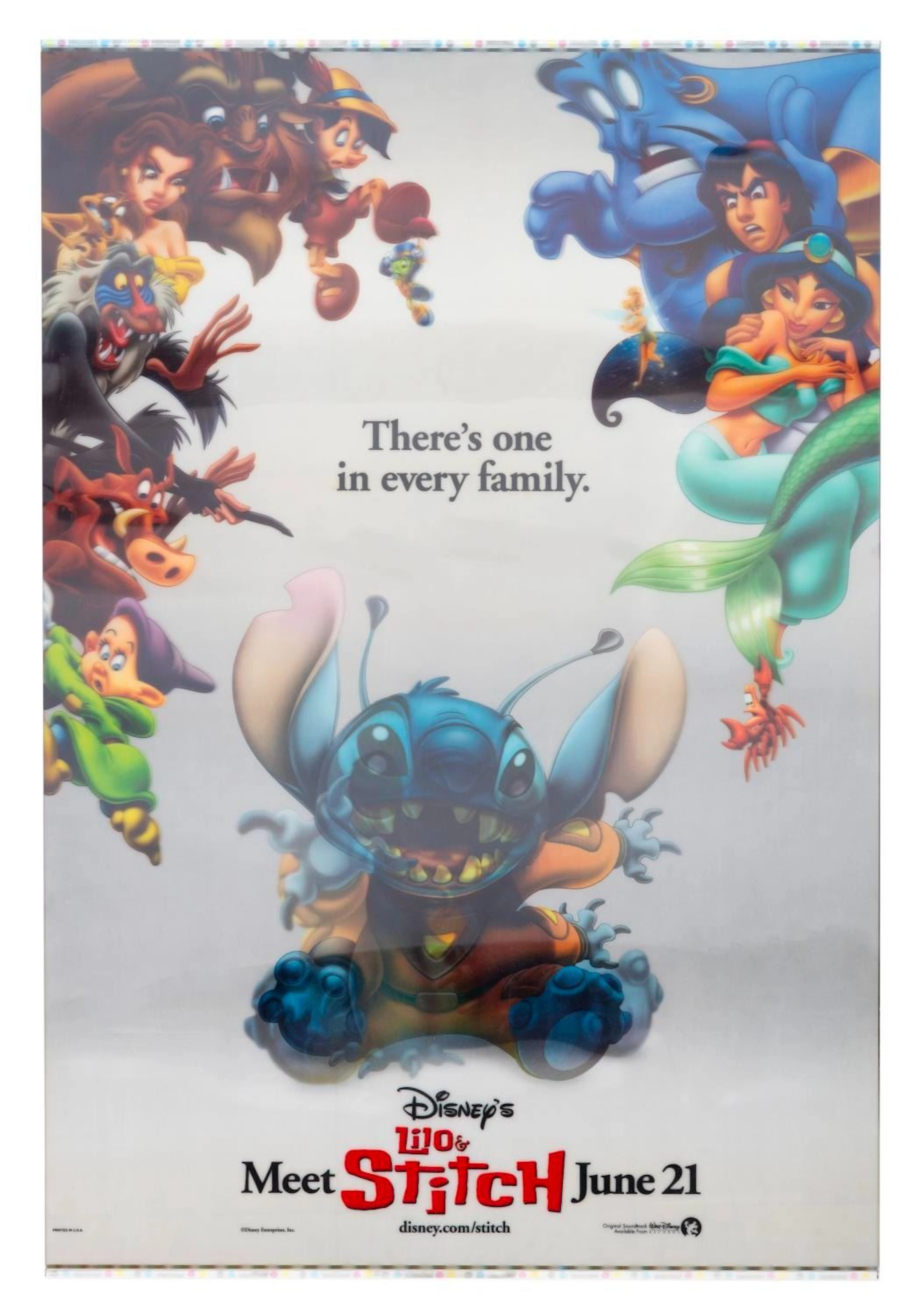 A "Lilo & Stitch" Lenticular Poster.