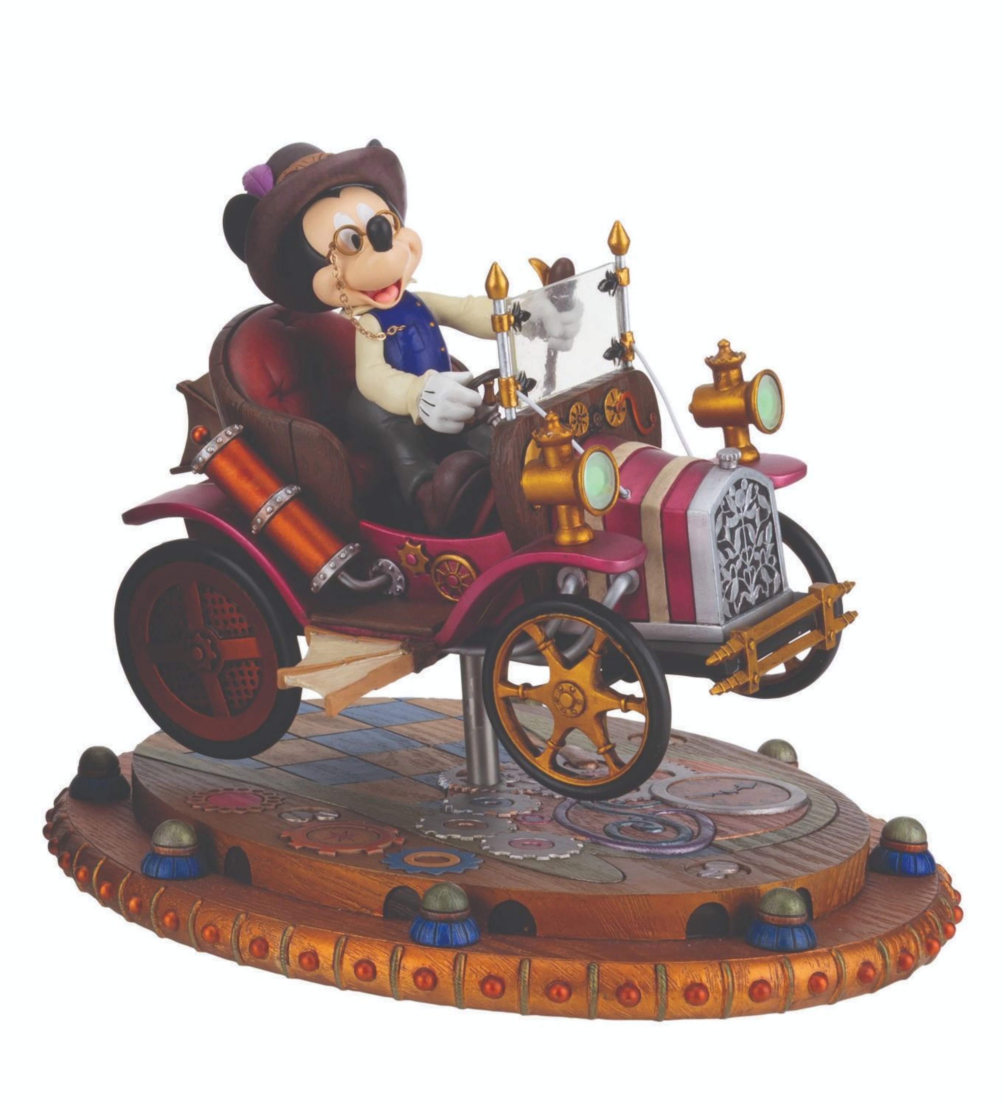A Steampunk Mickey Mouse Figurine.