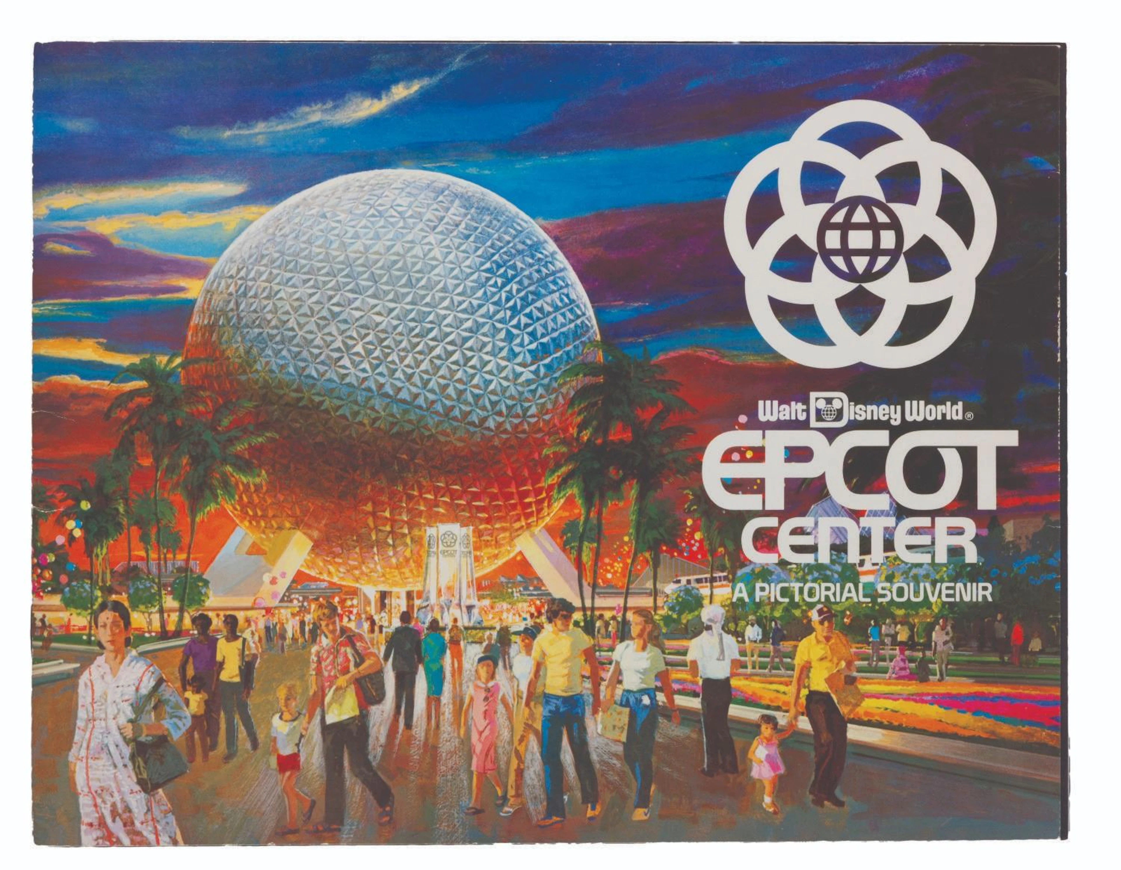A Pre-Opening EPCOT Center Souvenir Guide.