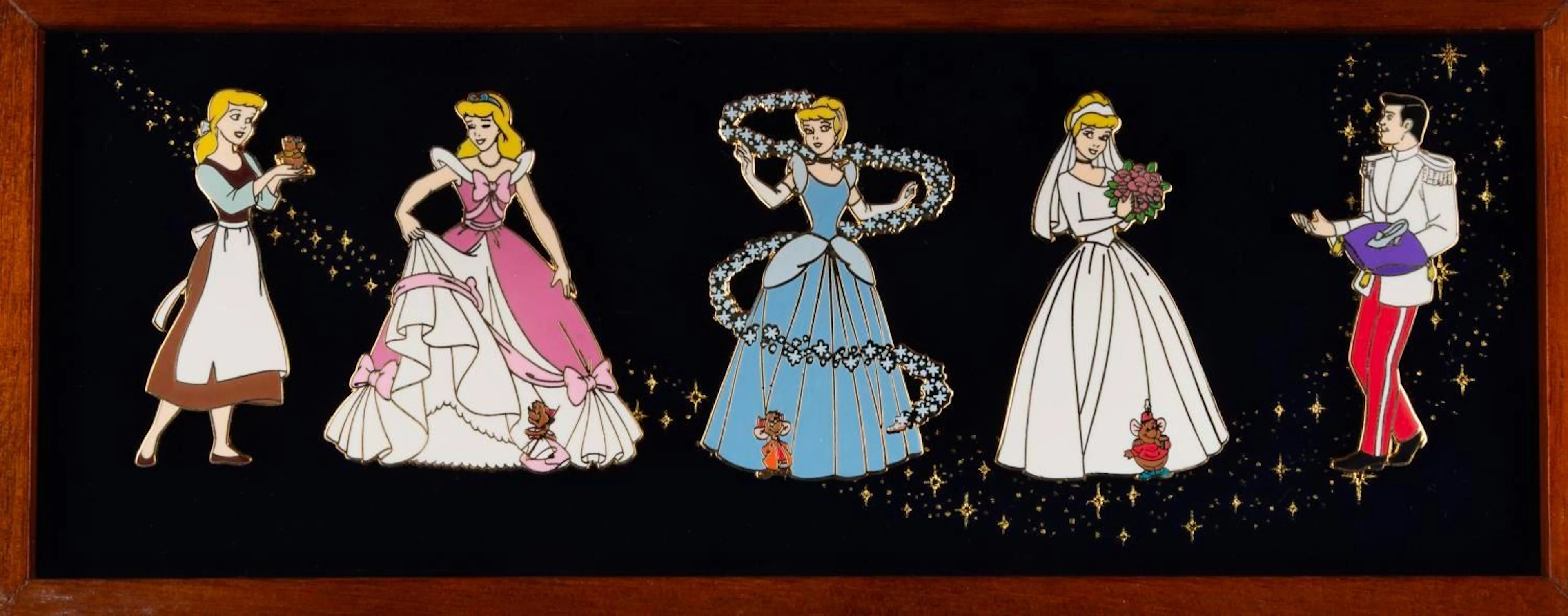 A "Cinderella" Limited Edition Pin Set.