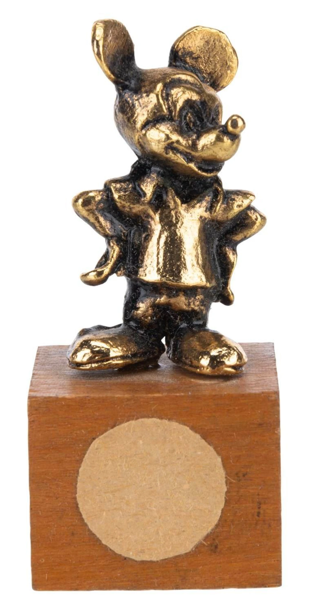 A Tiny Mickey Mouse Bronze Miniature.