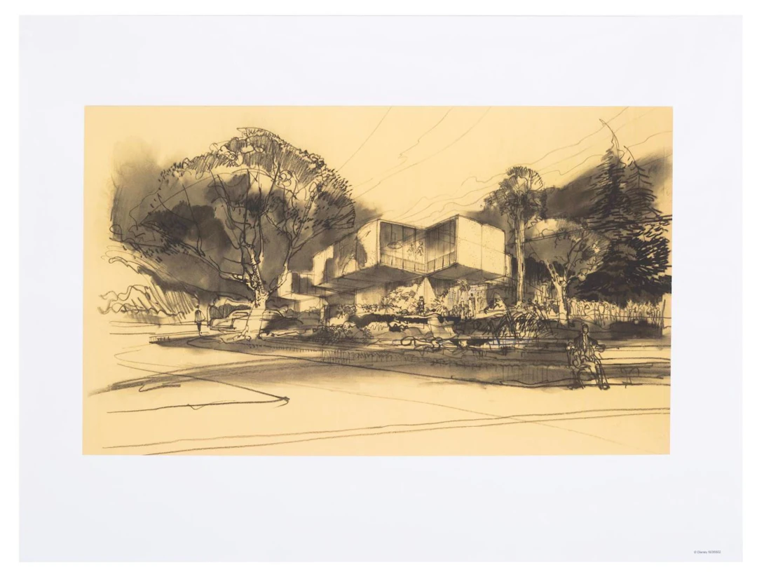 A House of the Future Herb Ryman Concept Print.