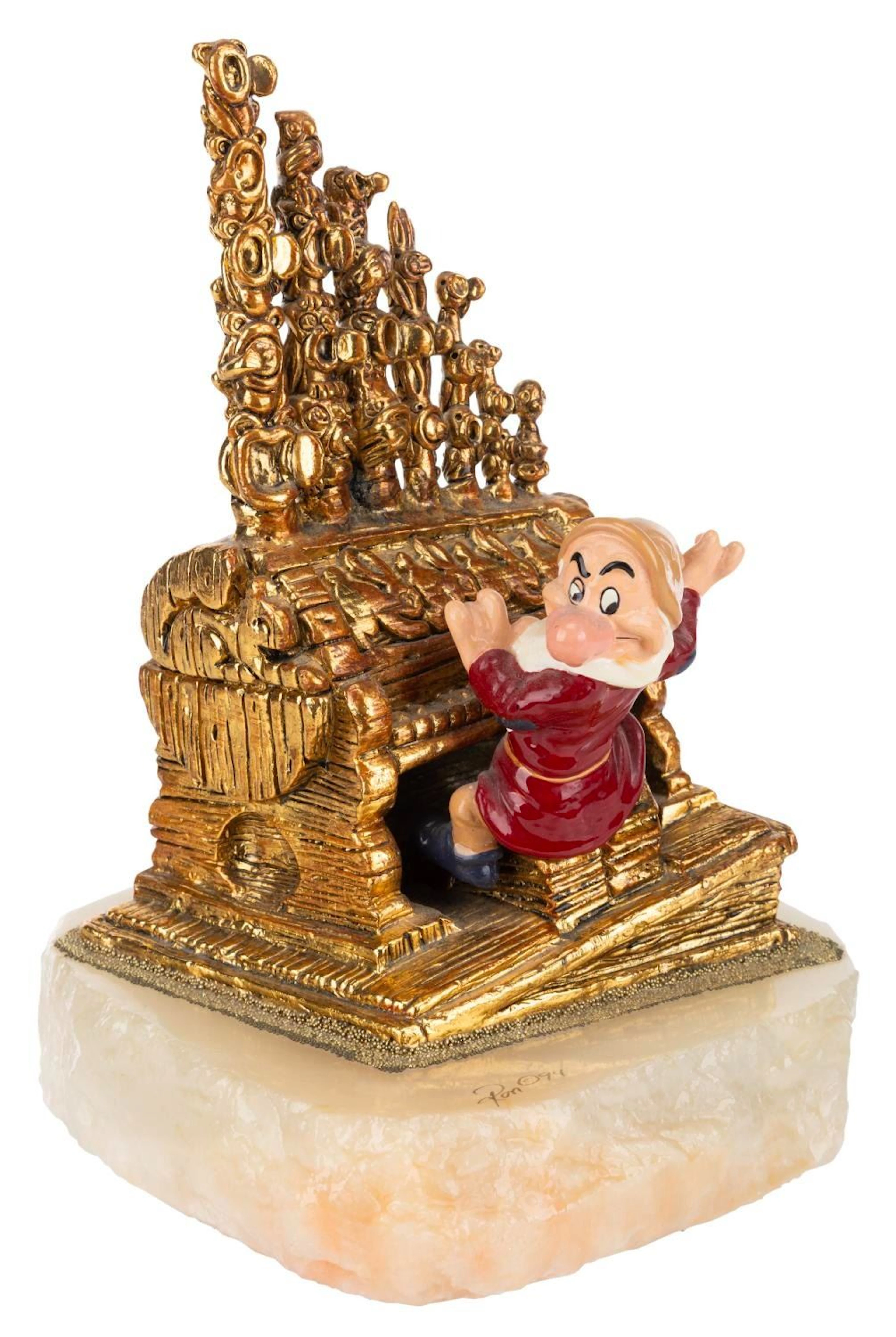 A"Snow White" Grumpy Sculpture.