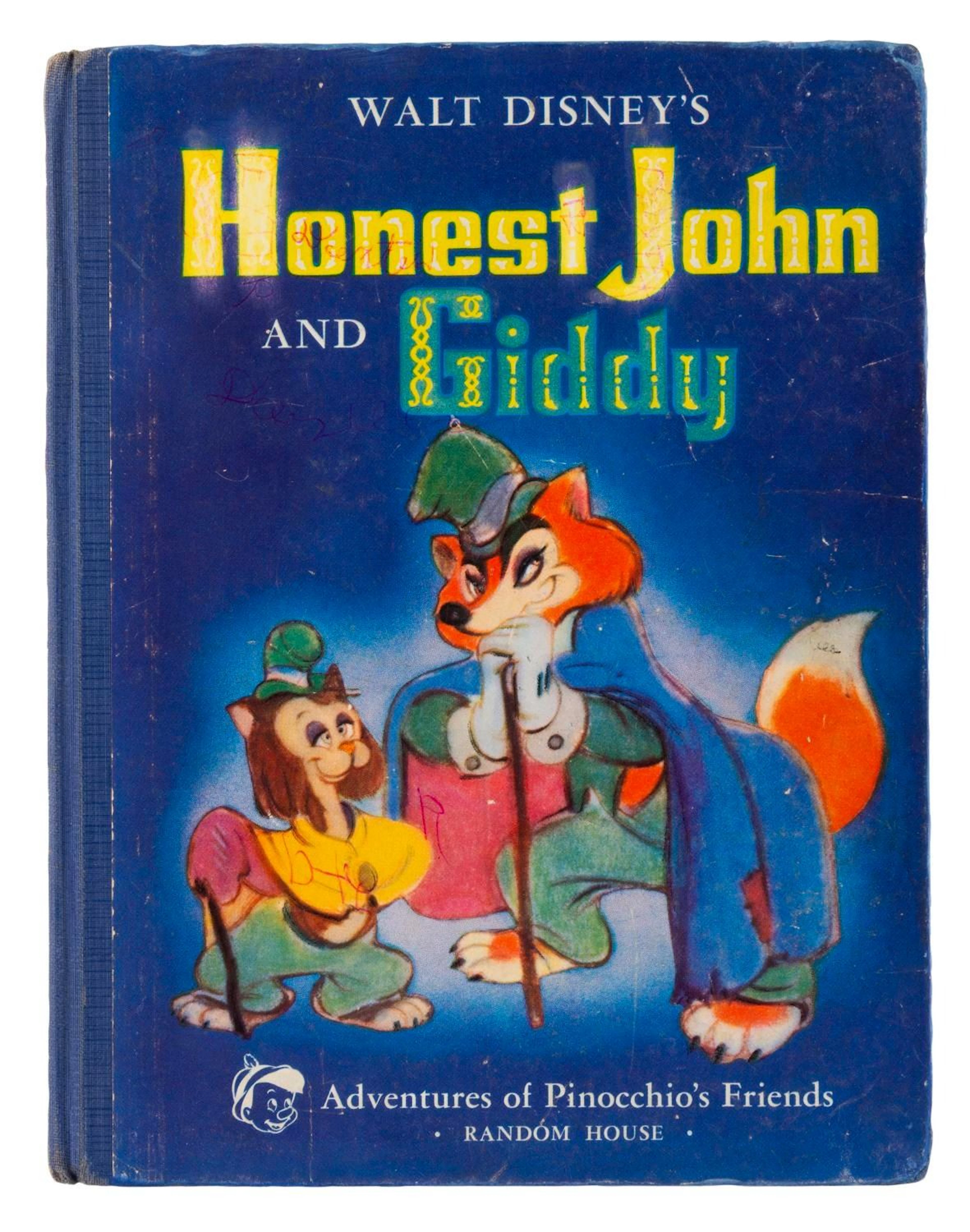 A"Pinocchio" Honest John and Giddy Book.