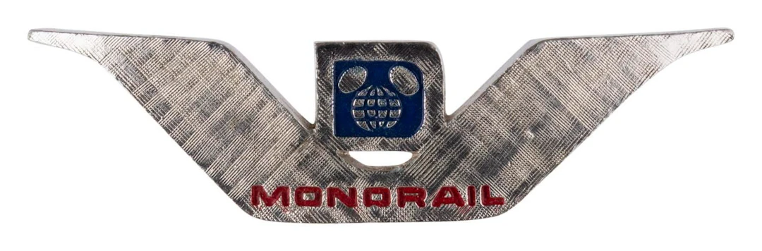 A Monorail Hat Badge.