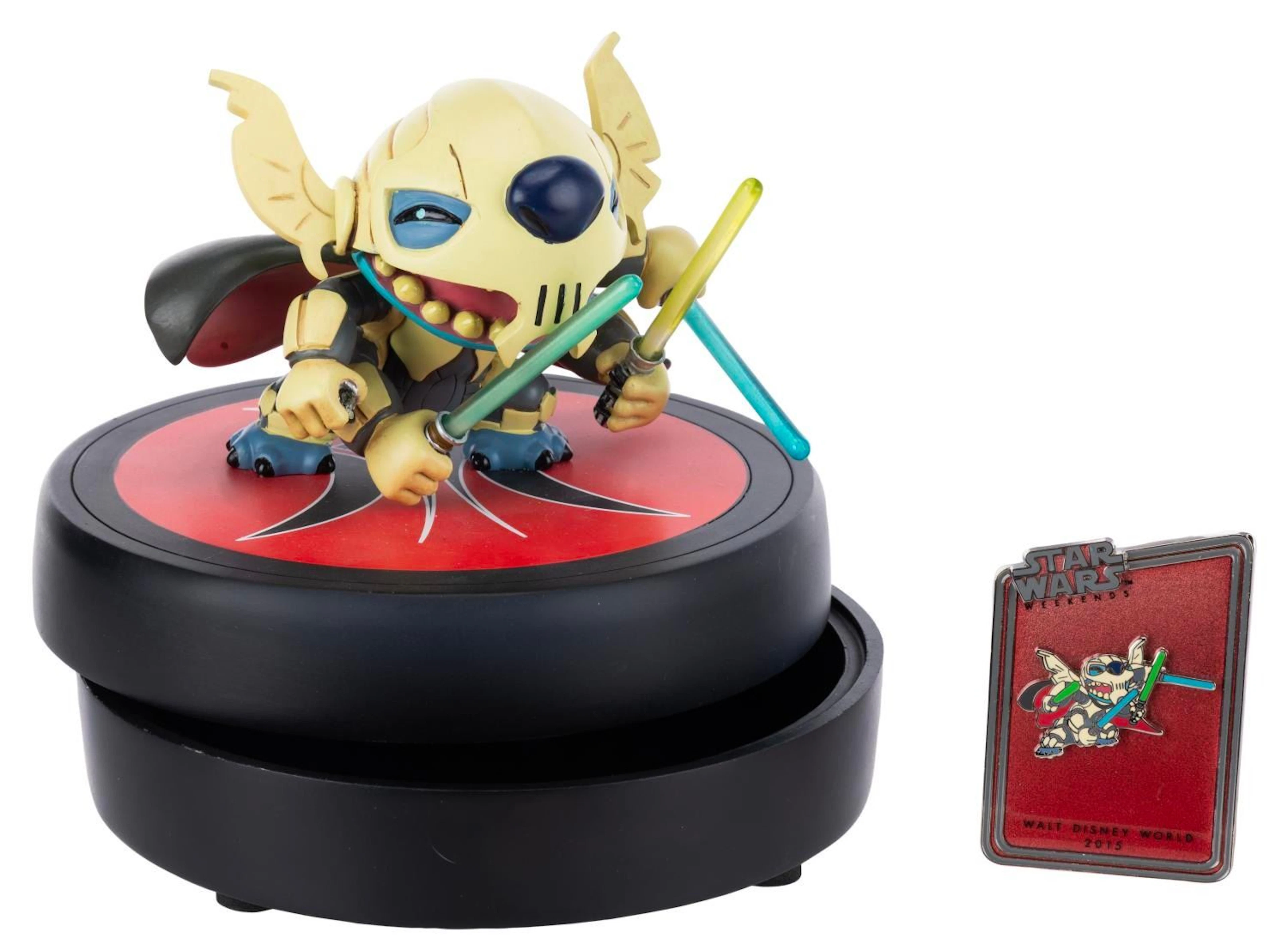 A Stitch as General Grievous Medium Fig and Pin.