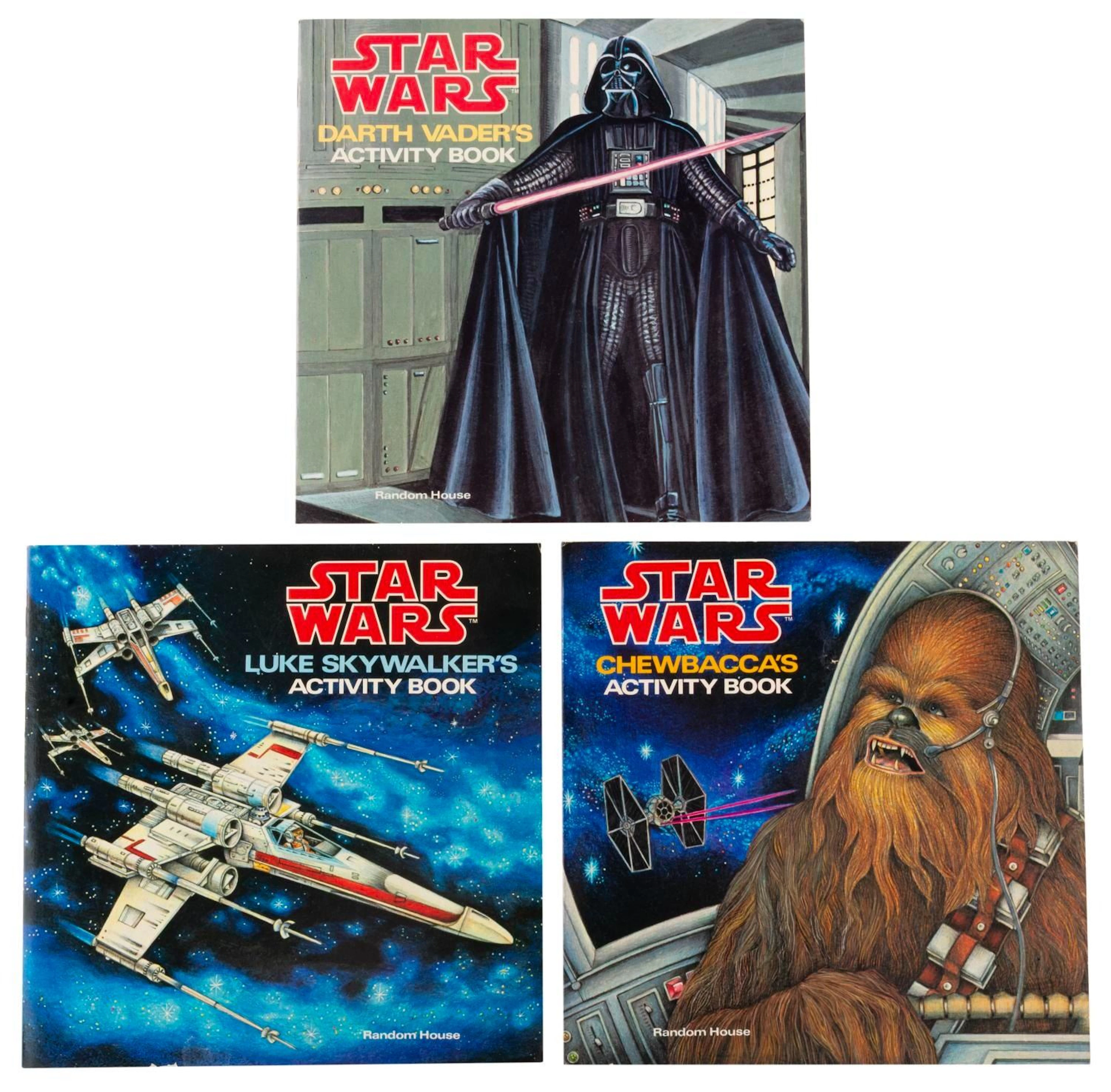 Three Star Wars Activity Books.