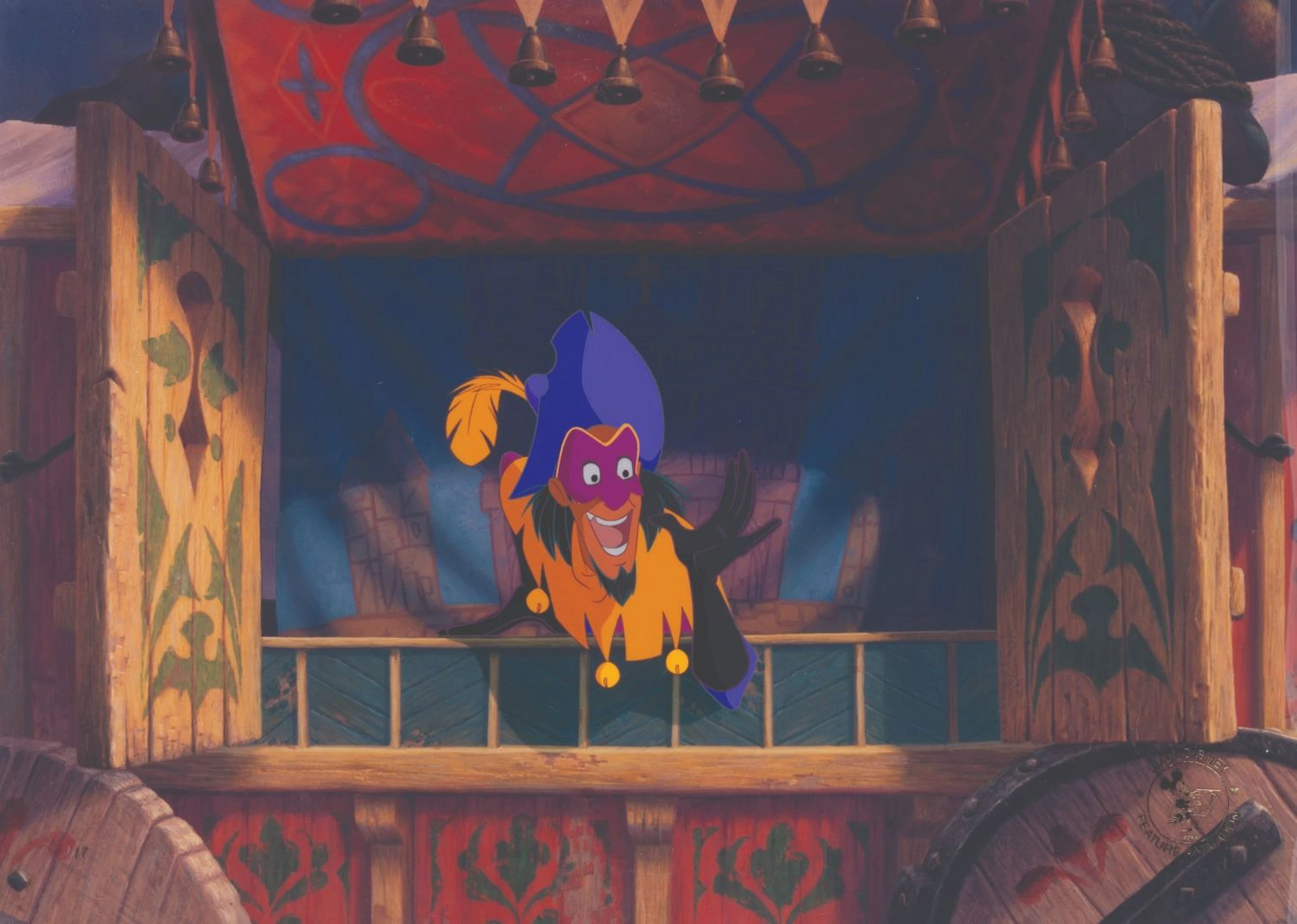 A "The Hunchback of Notre Dame" Feature Animation Employee Cel.