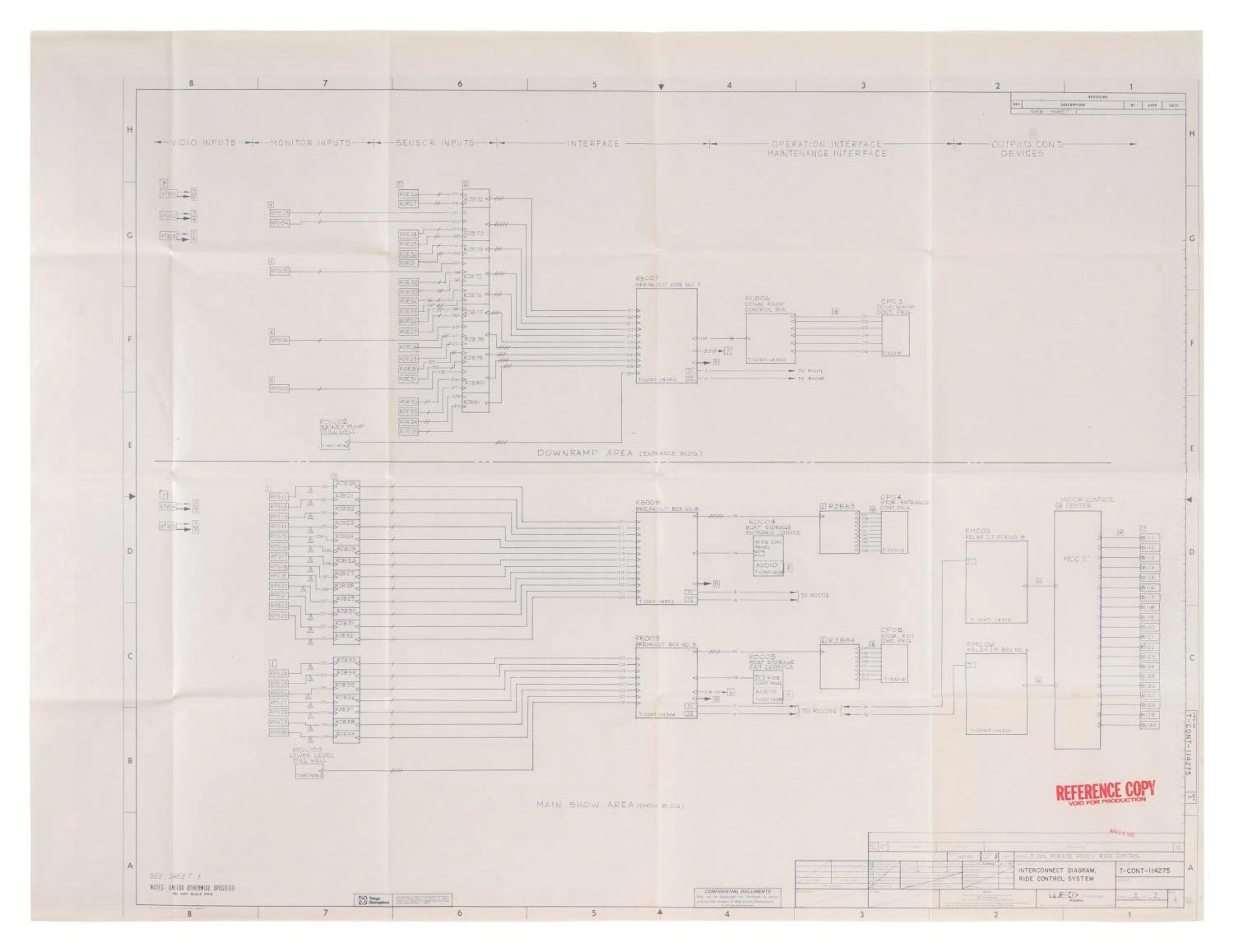 A Trio of Pirates of the Caribbean Construction Blueprints.