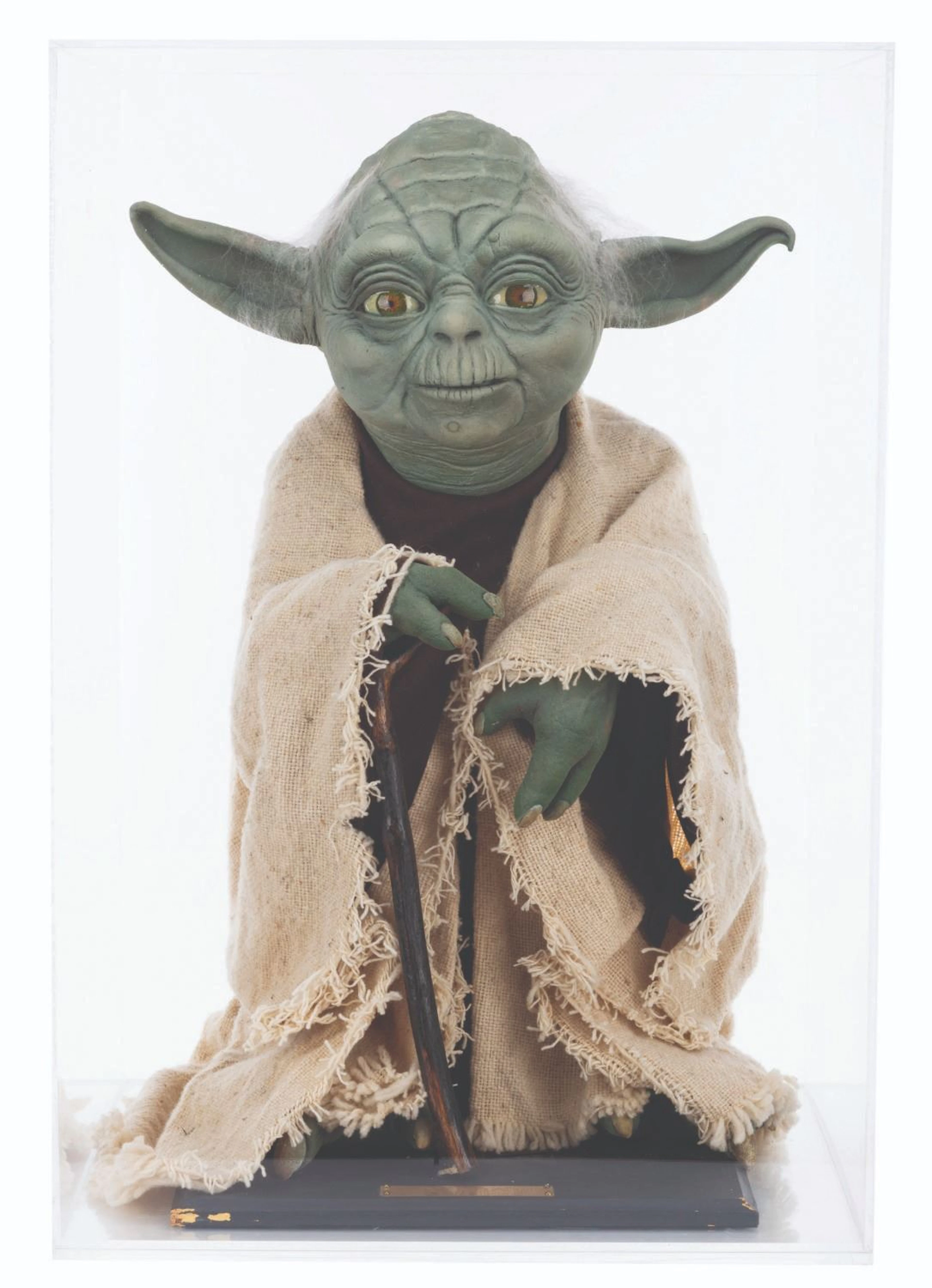 A Yoda Sideshow Prototype Figure.