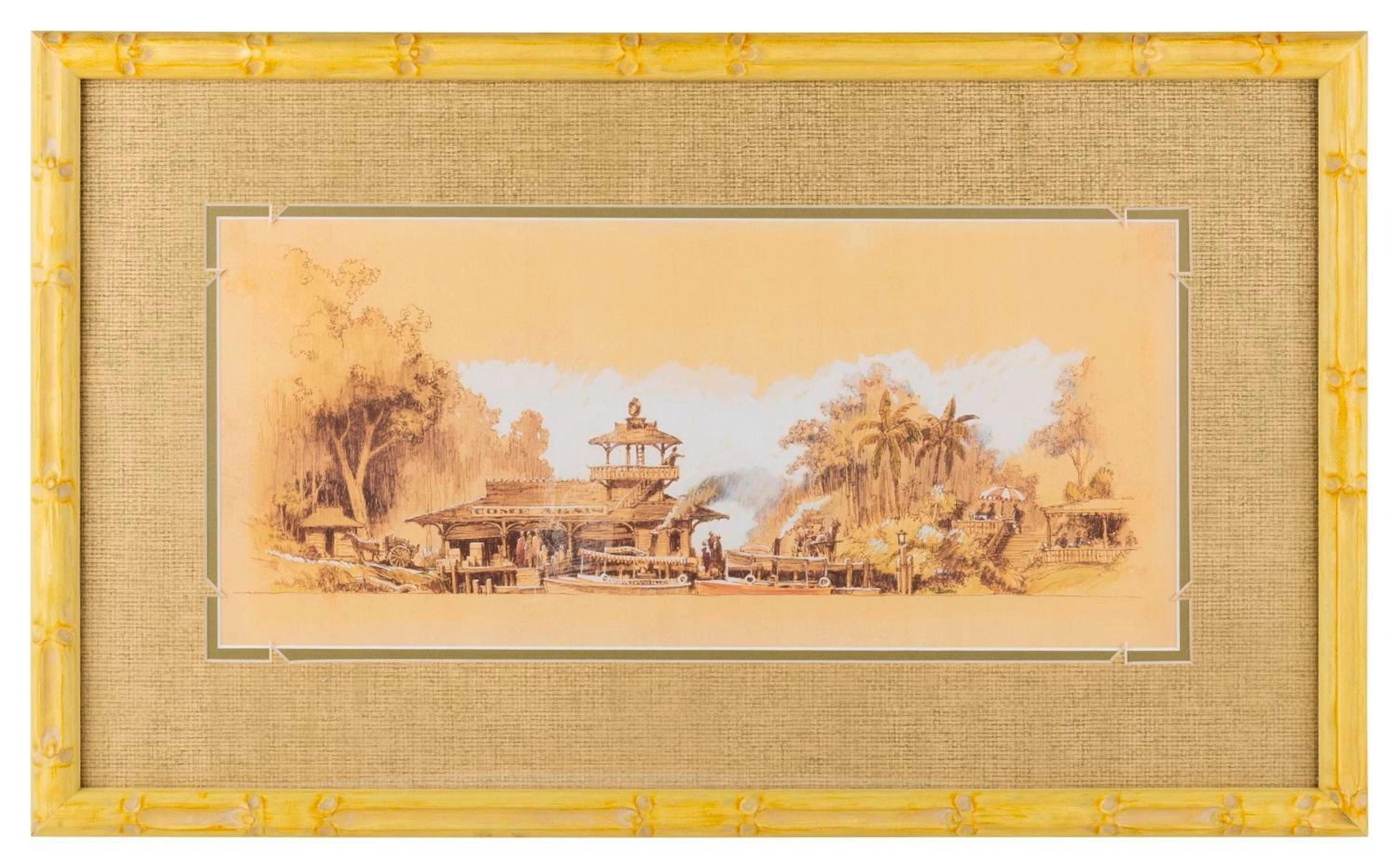 A Jungle Cruise Landing Concept Print.
