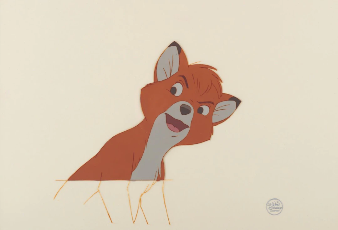 A "The Fox and the Hound" Tod Original Production Cel.