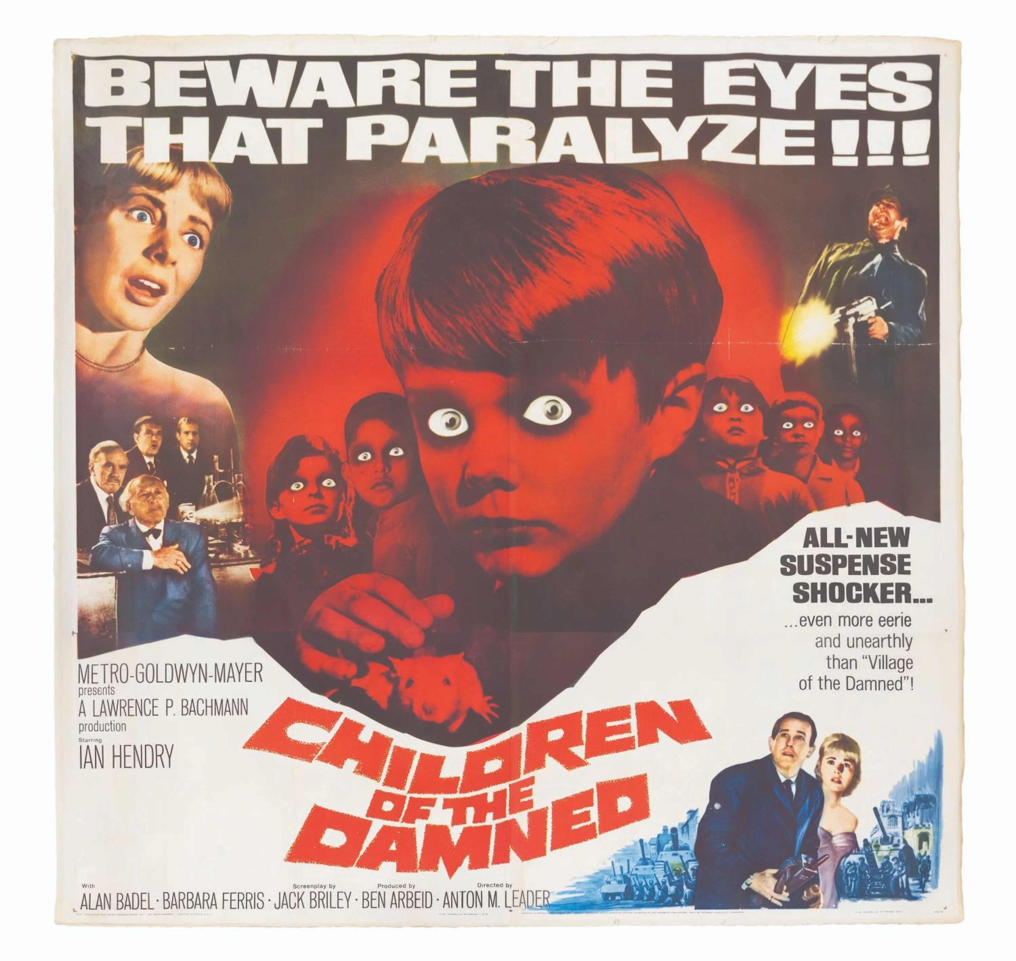 A "Children of the Damned" 6-Sheet.