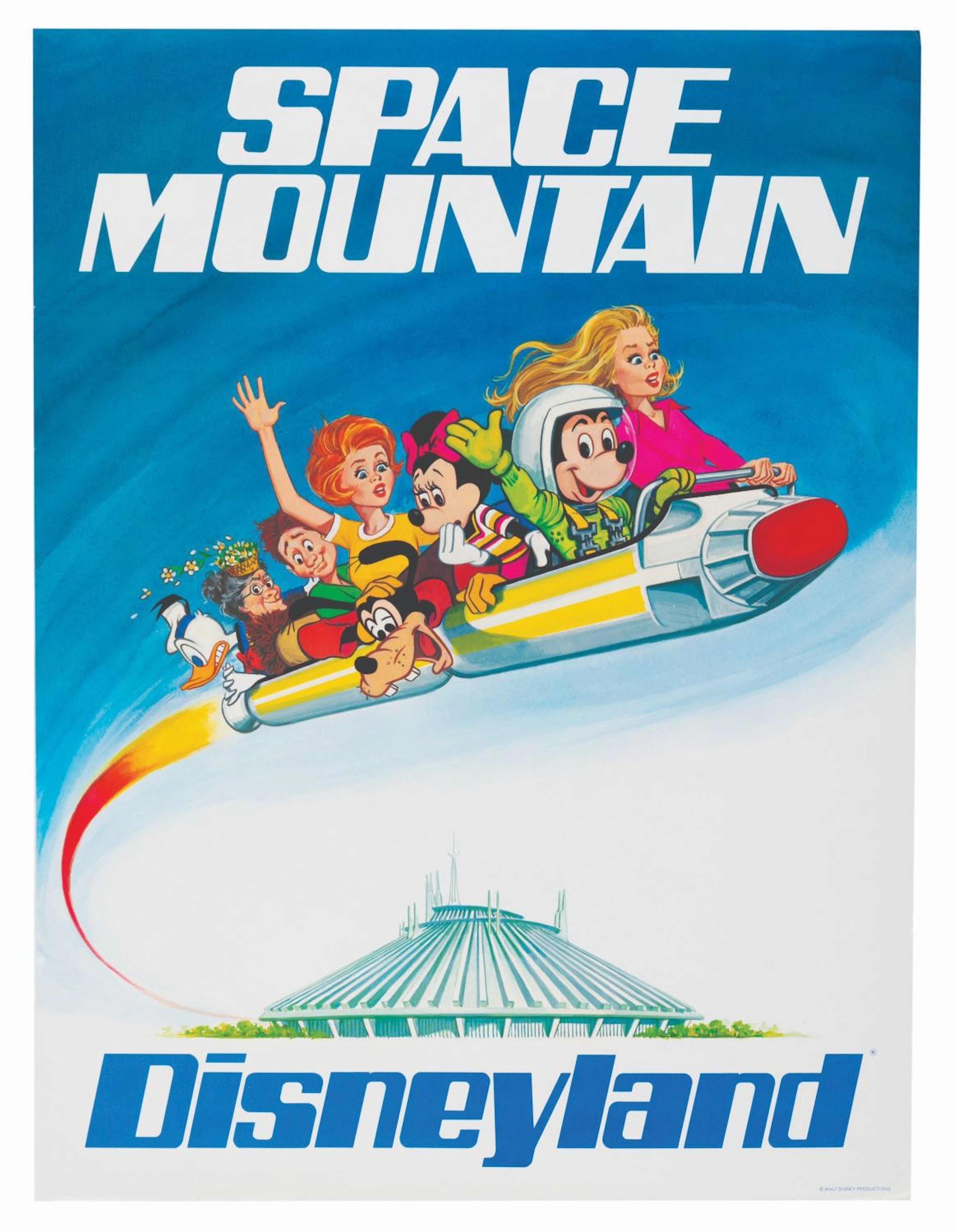 A Rare Space Mountain "Freaky Friday" Poster.