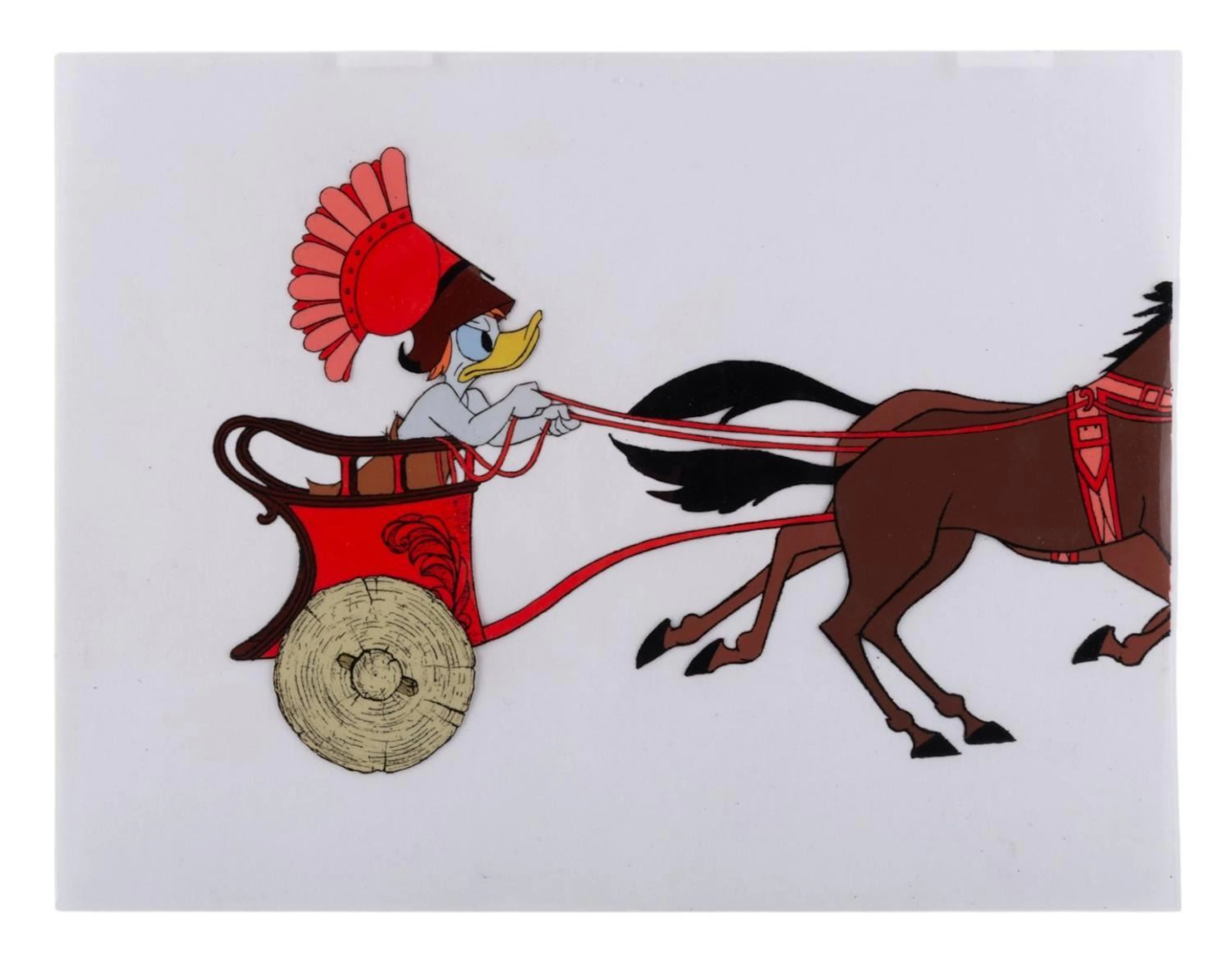 A “Donald And The Wheel” Original Production Cel.