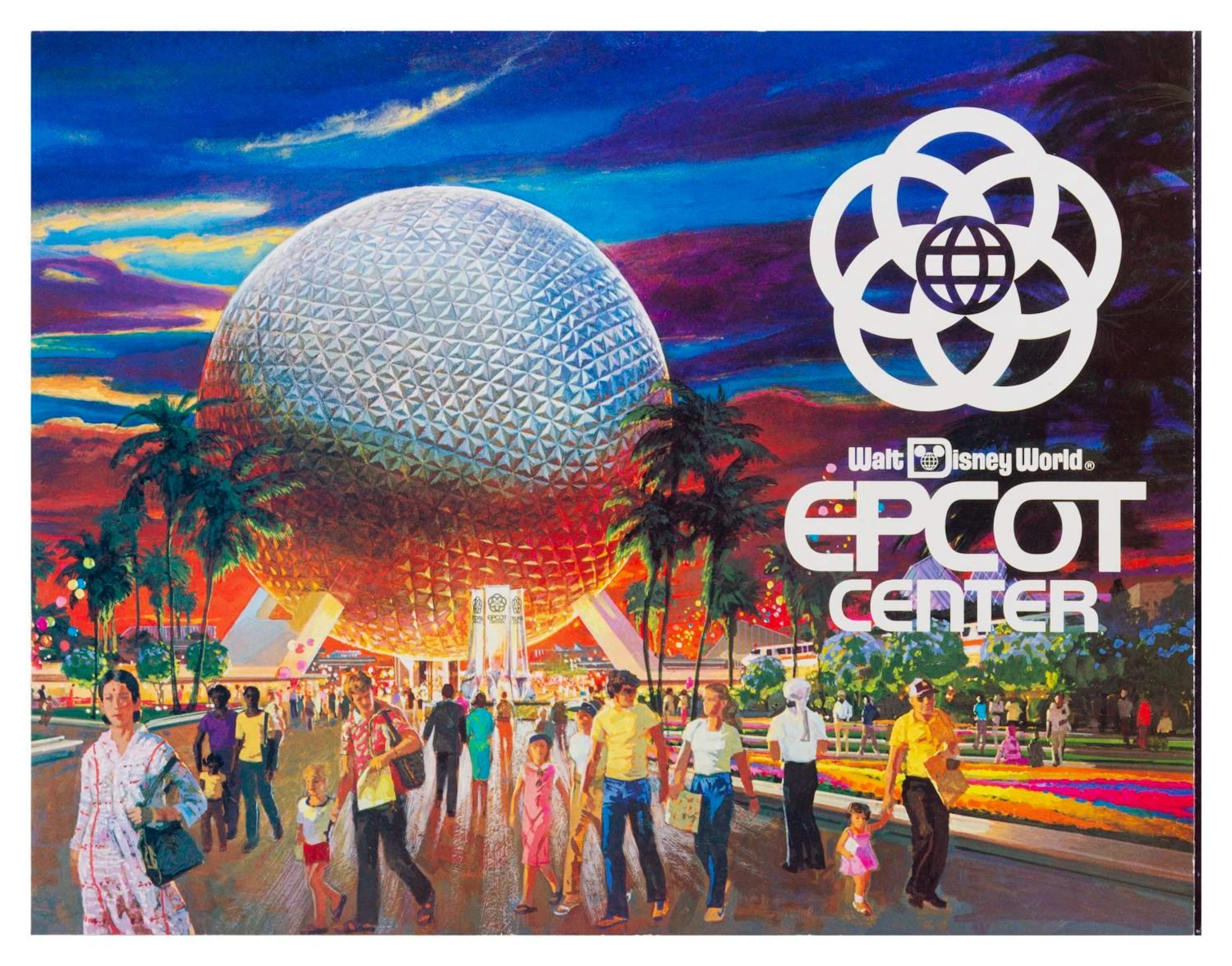 A Pre-Opening EPCOT Center Souvenir Guide.