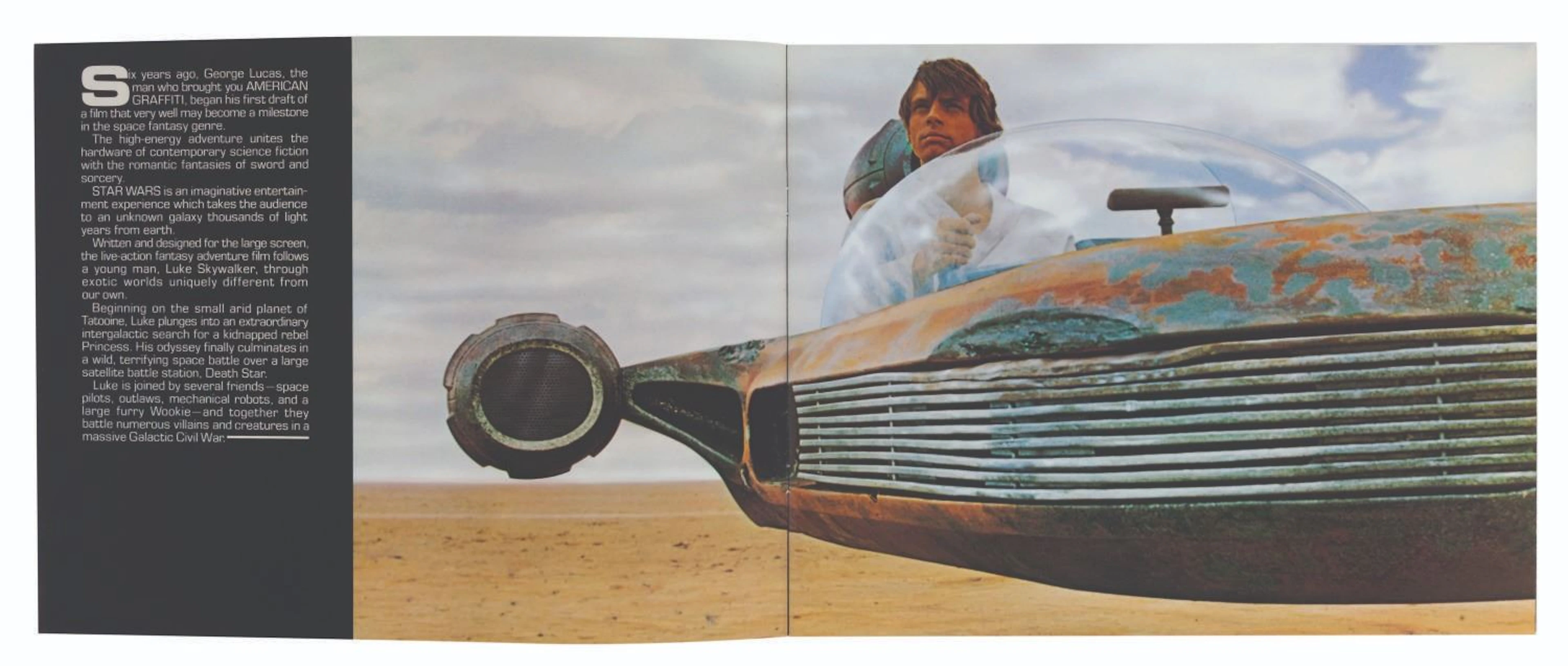 A “Star Wars” Pre-Release Exhibitor Campaign Book.