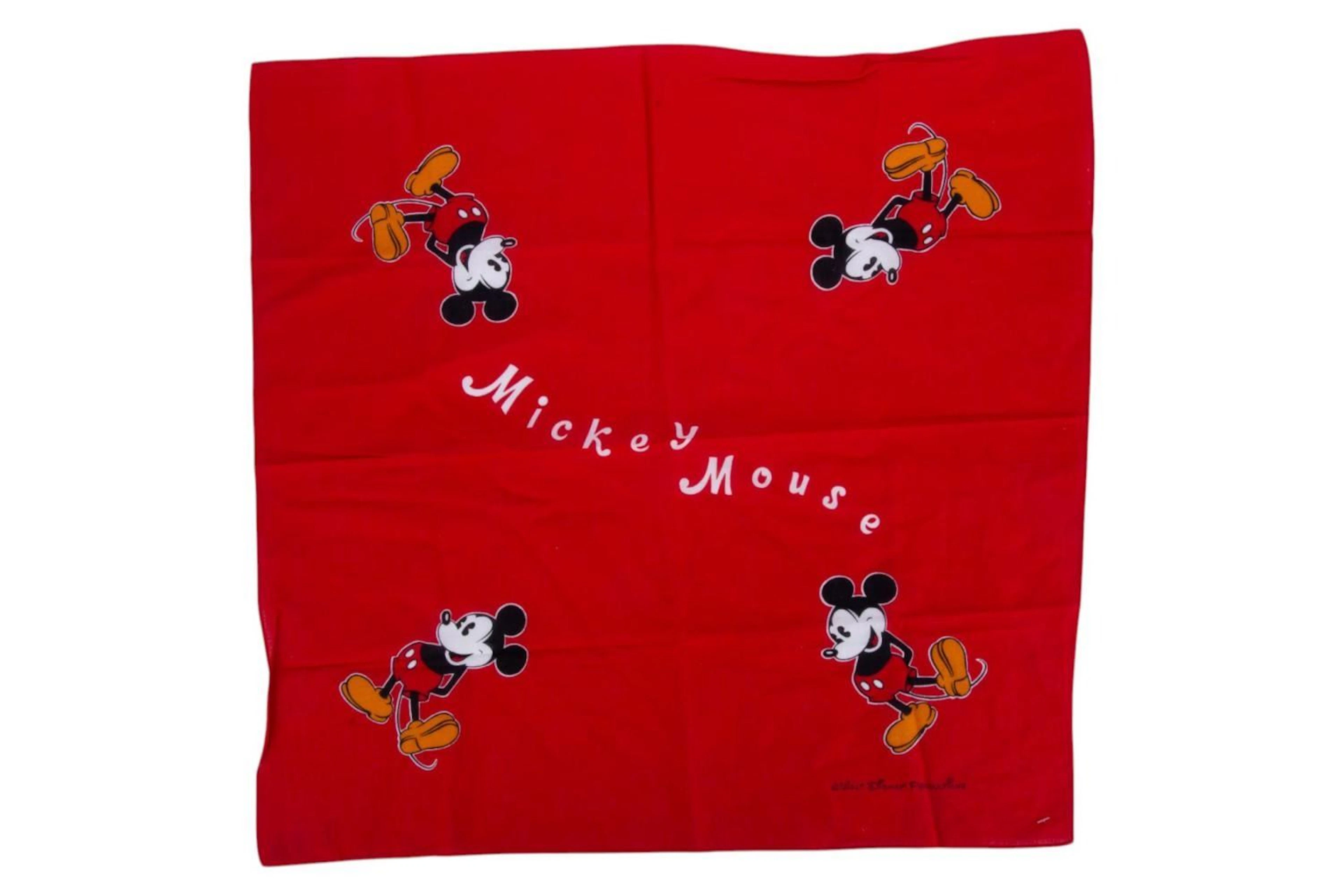 A Red Mickey Mouse Bandana.