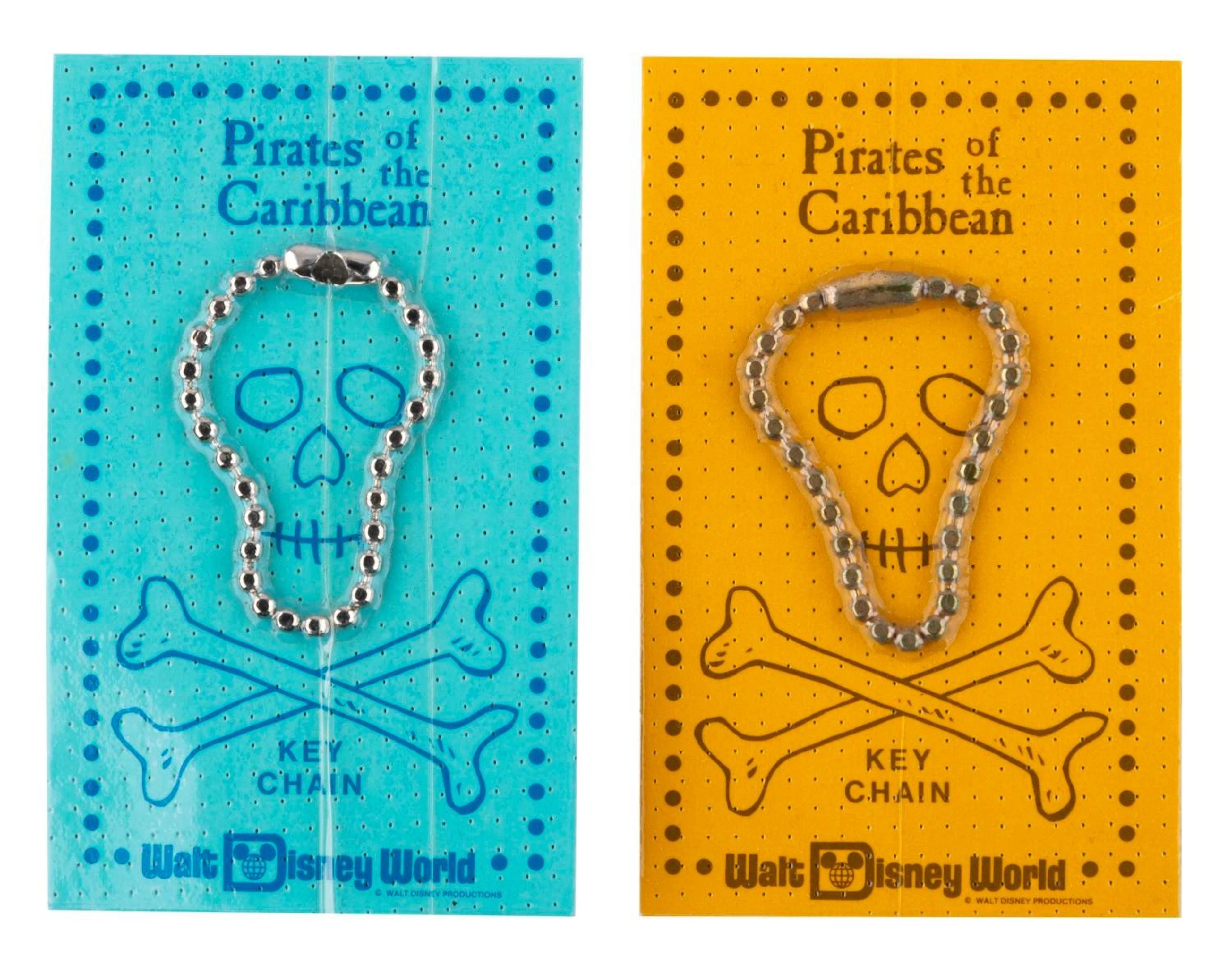 A Pair of Pirates of the Caribbean Key Chains.