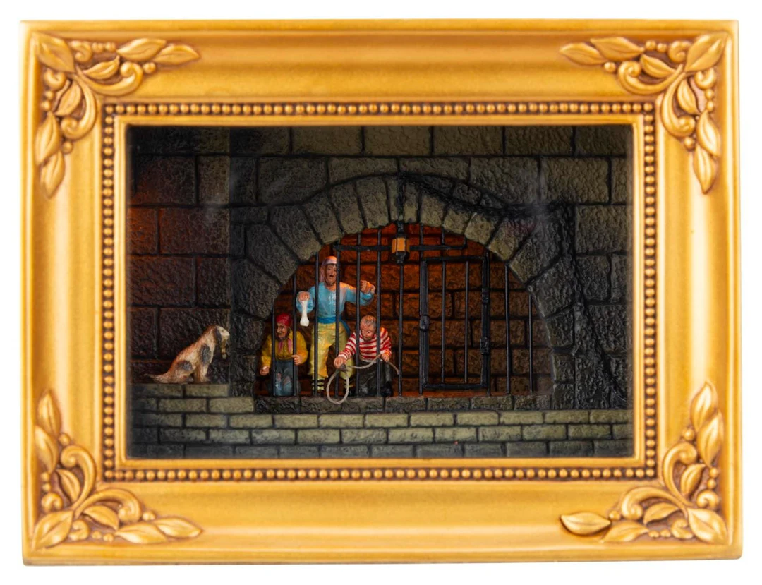 A Pirates of the Caribbean Pirates Jail Olszewski Diorama.