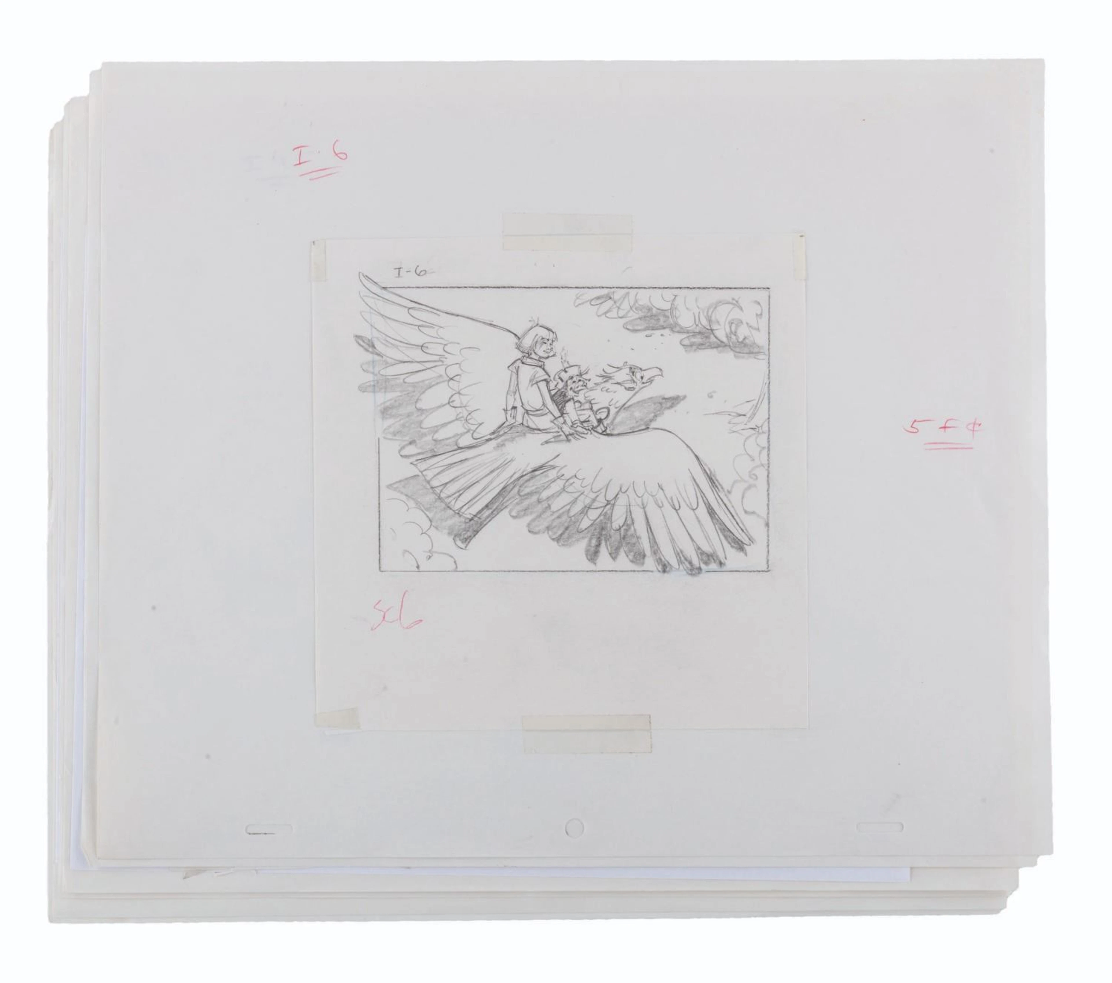 A Collection of "Faeries" Original Storyboards.