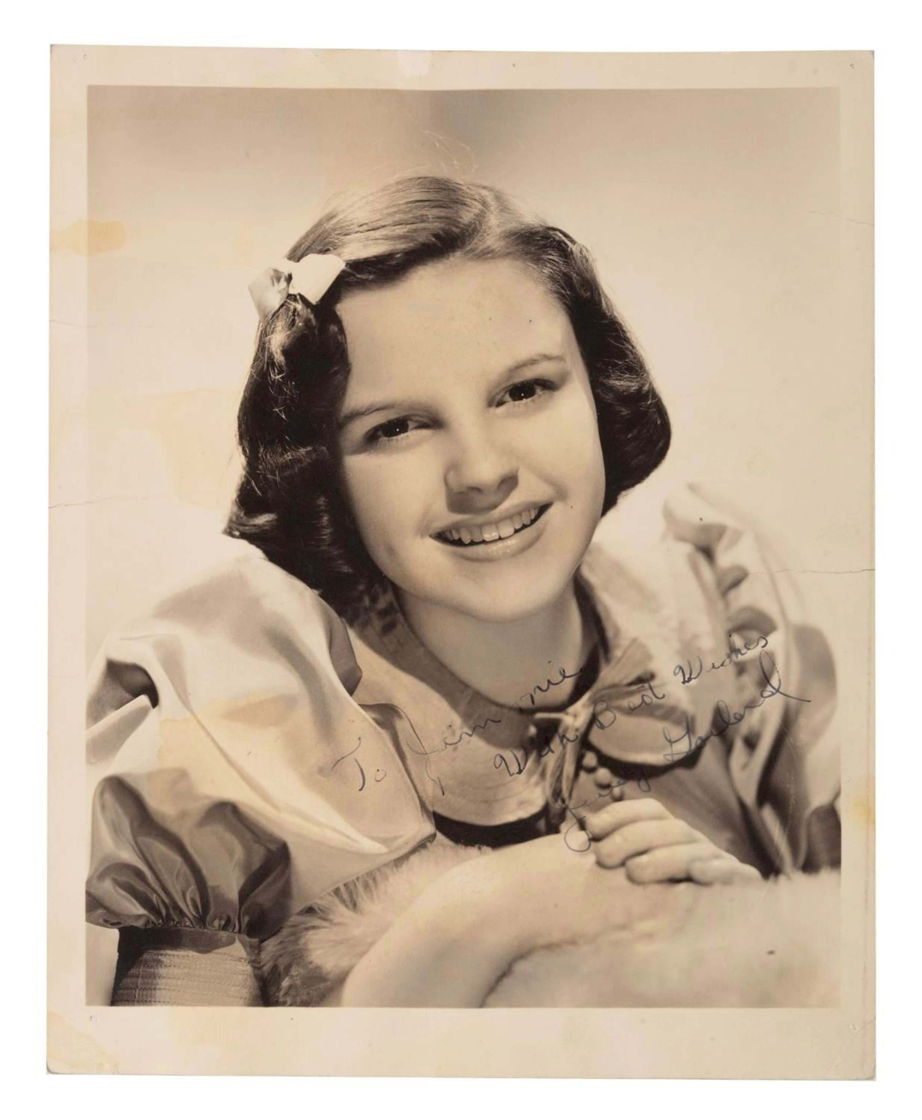 A Signed Judy Garland Headshot.