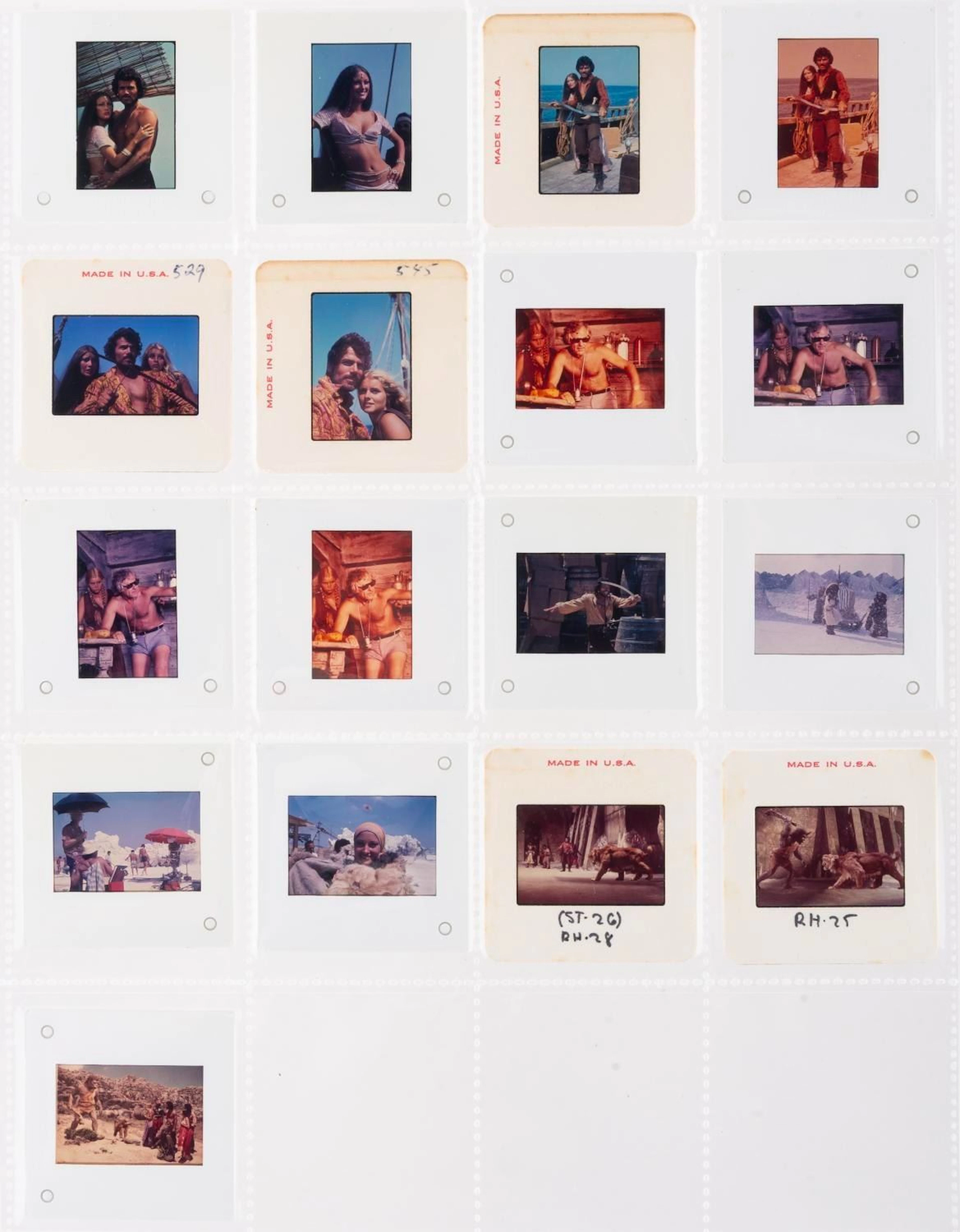A "Sinbad and the Eye of the Tiger" Publicity Slide Collection.