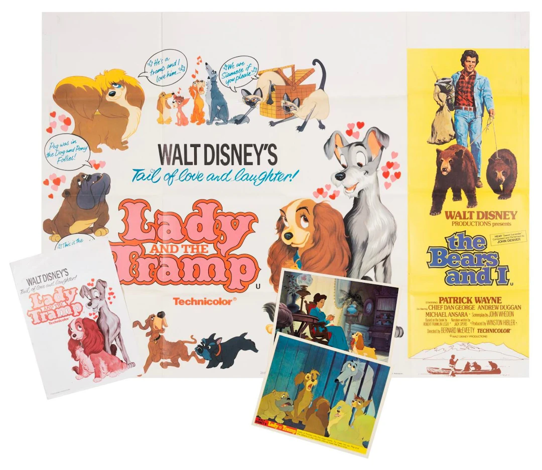 A British "Lady and the Tramp" Promotion Collection.