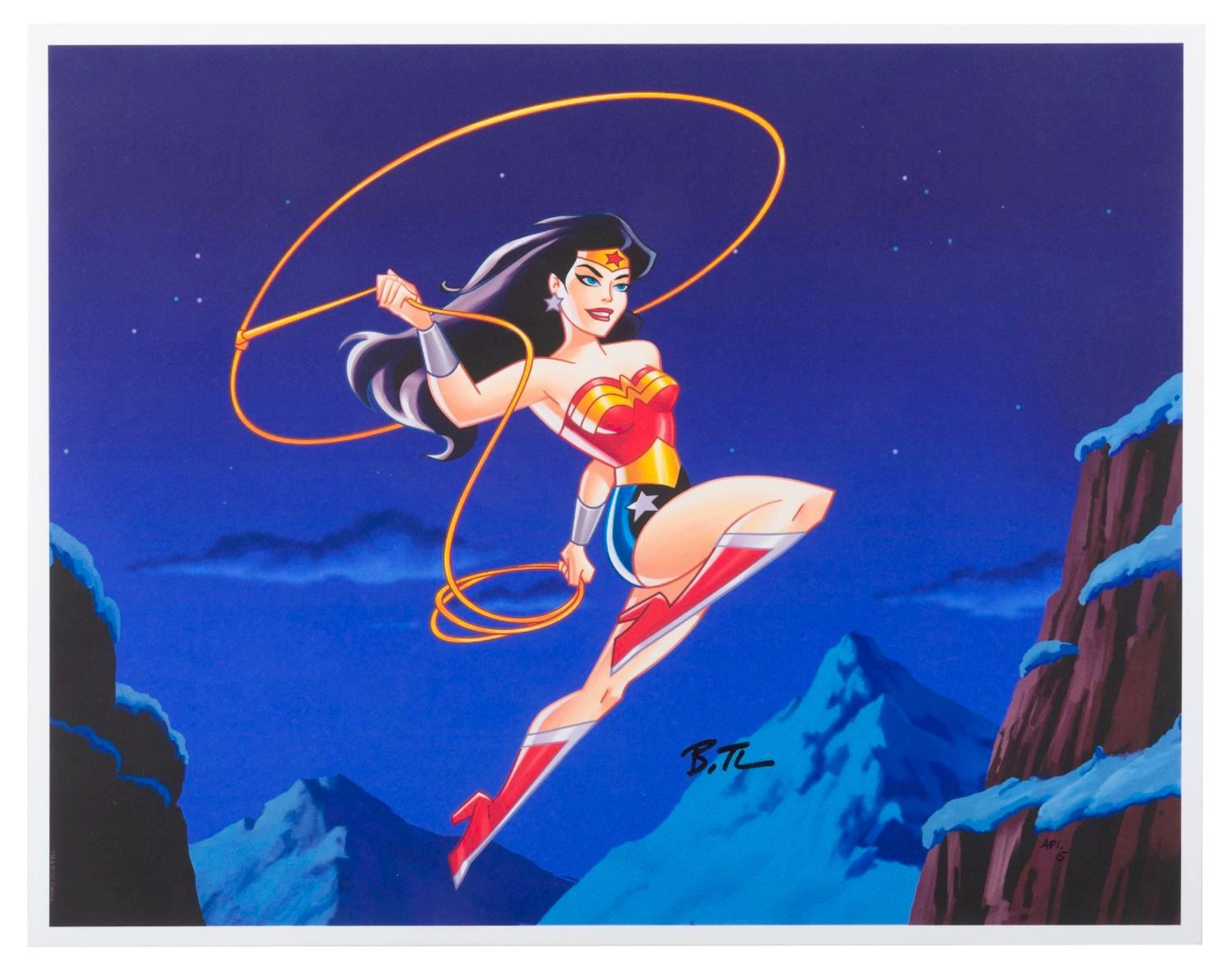 A Signed Wonder Woman "Blessed by the Gods" Justice League Limited