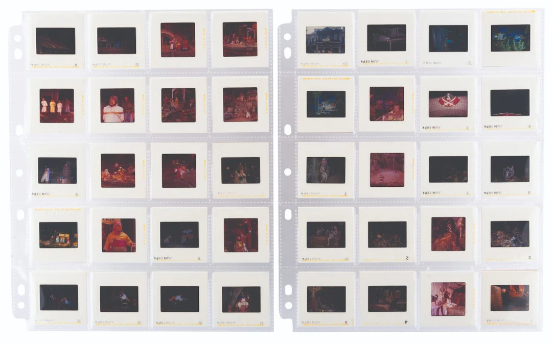 A Collection of Early Pirates of the Caribbean Slides.