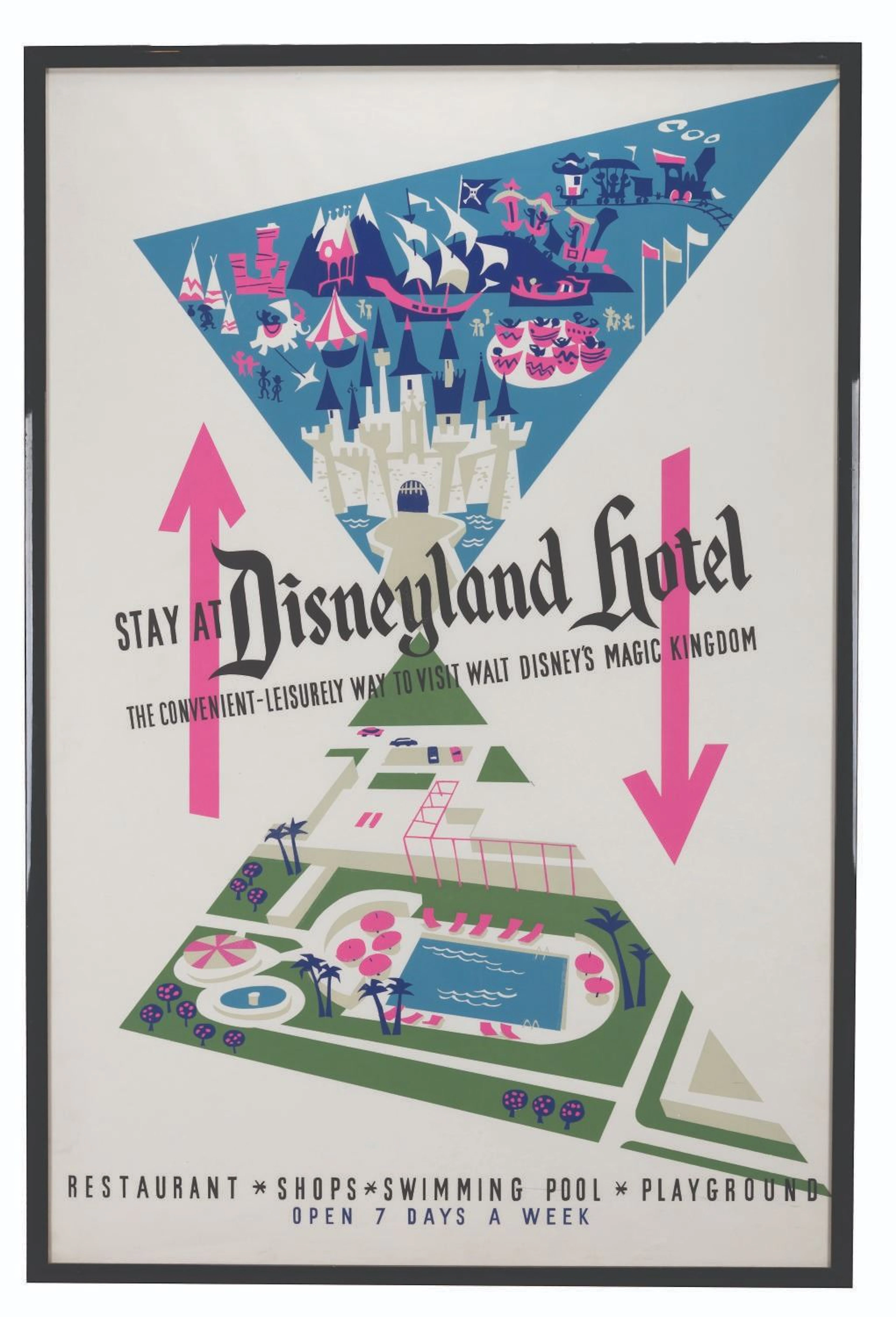 A Disneyland Hotel Attraction Poster.