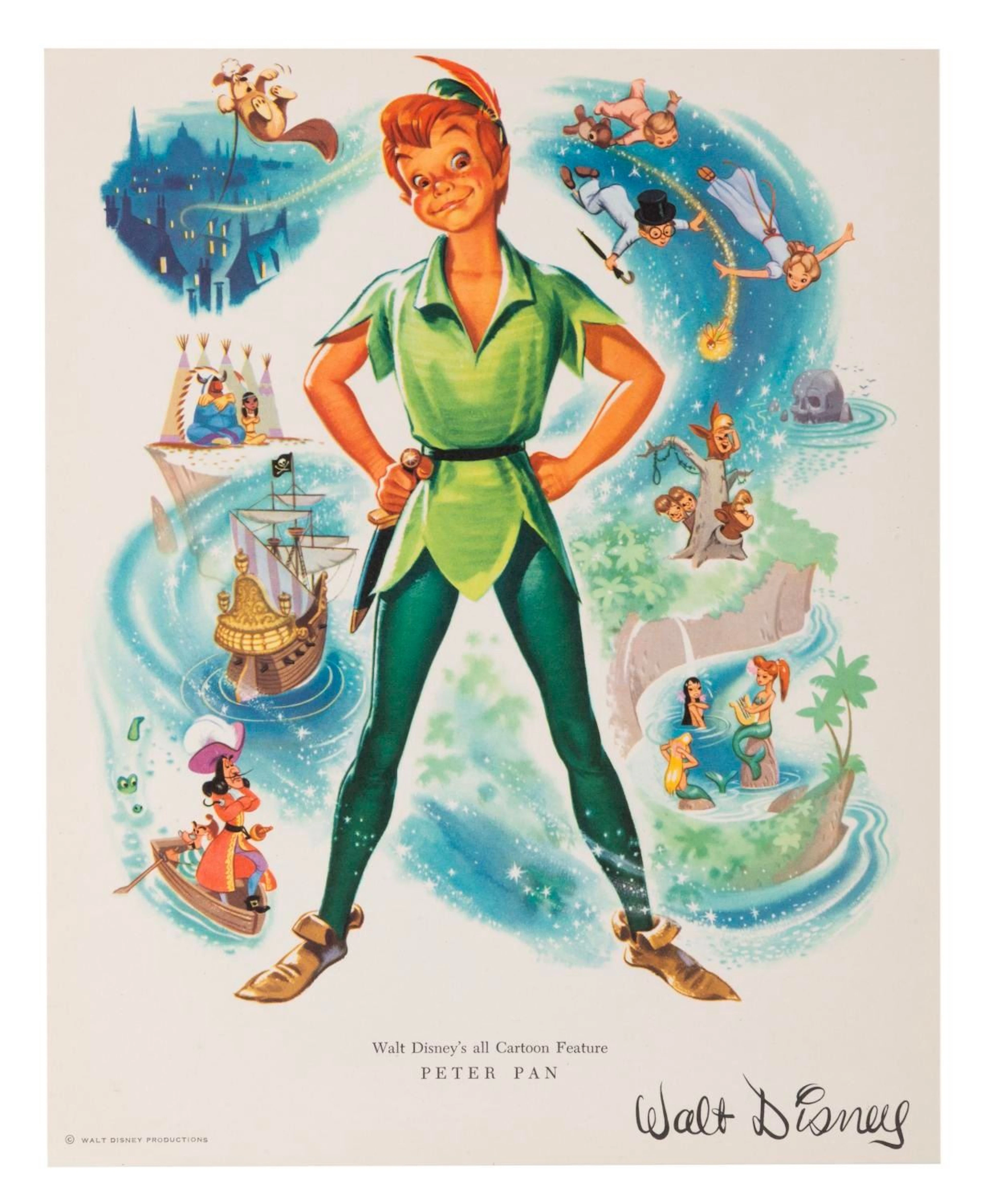 A "Peter Pan" Fan Card.