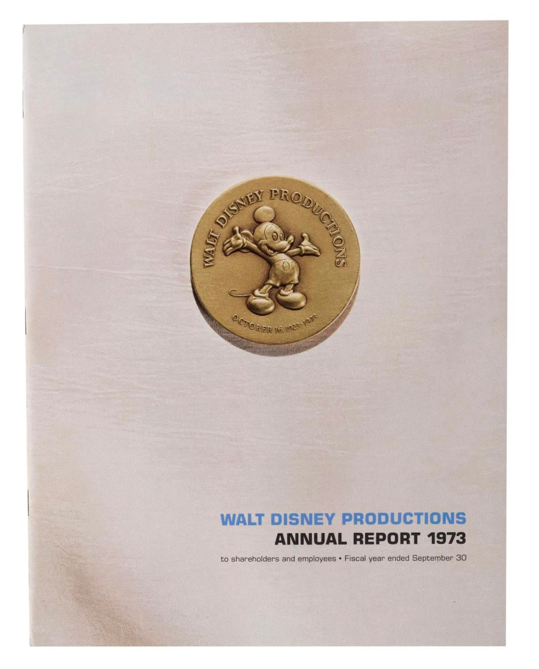 A Walt Disney Productions 1973 Annual Report.