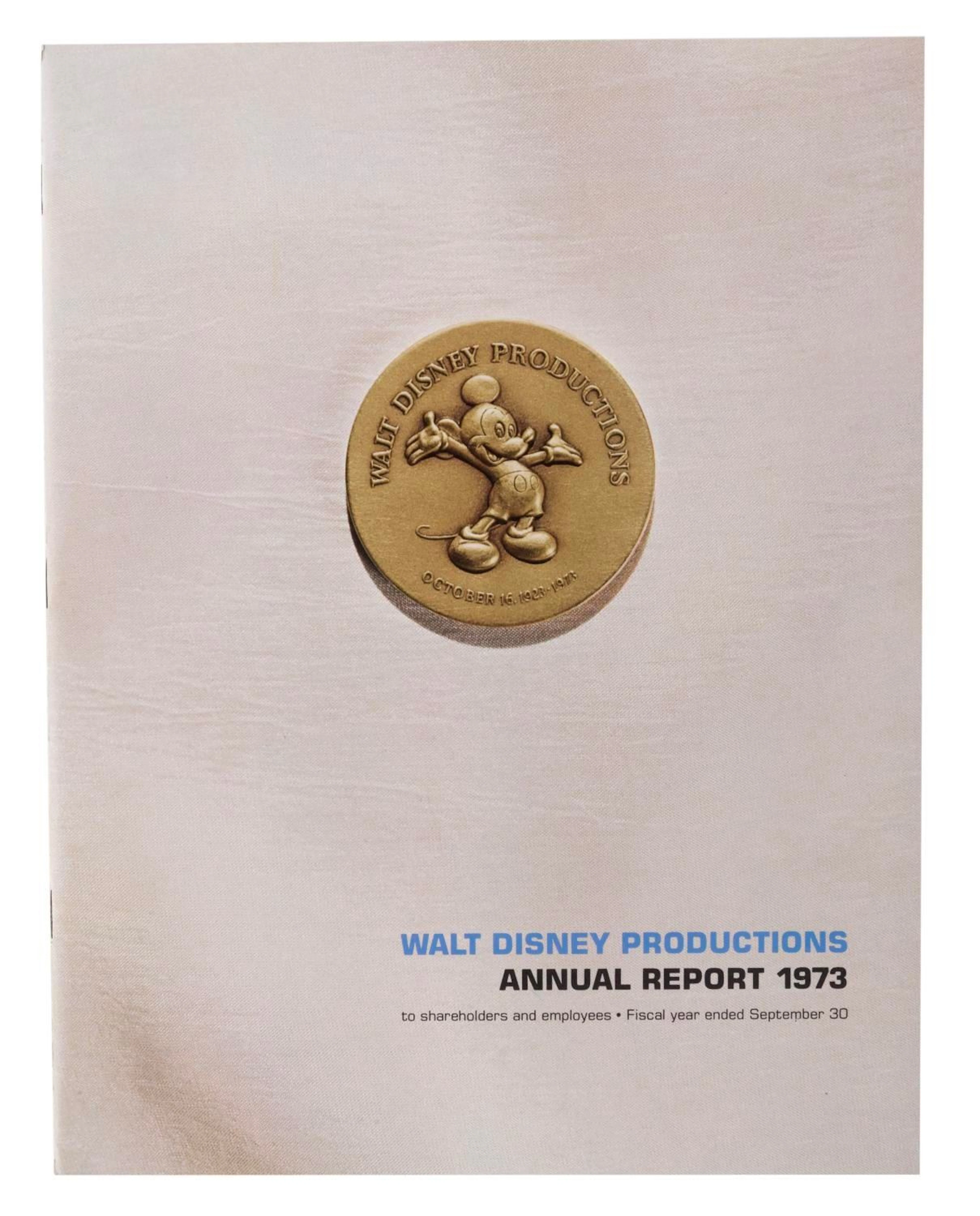 A Walt Disney Productions 1973 Annual Report.