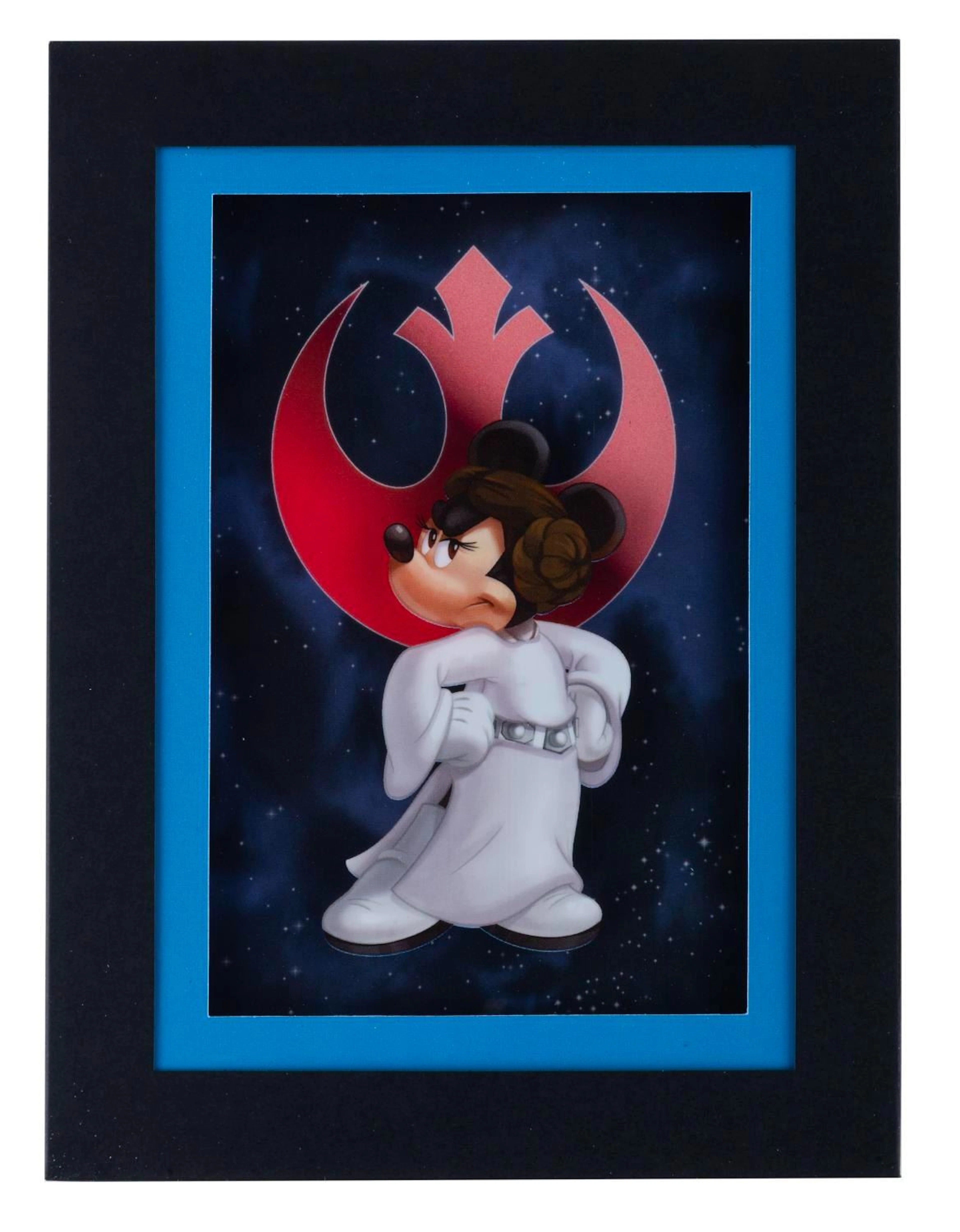 A Minnie Mouse As Princess Leia Laser Cel.