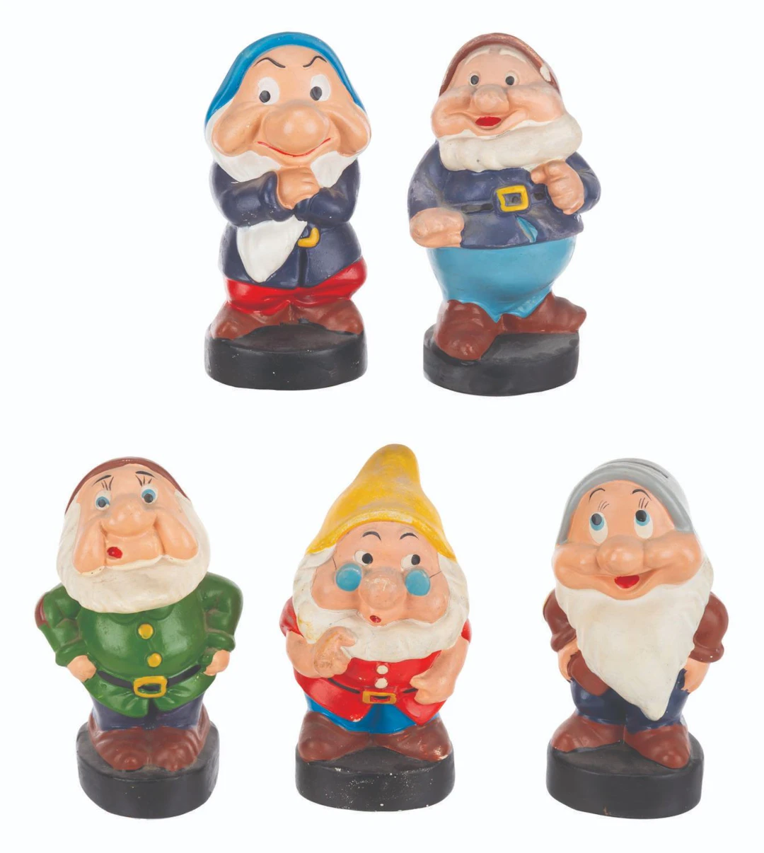A Collection of "Snow White and the Seven Dwarfs" Coin Banks.