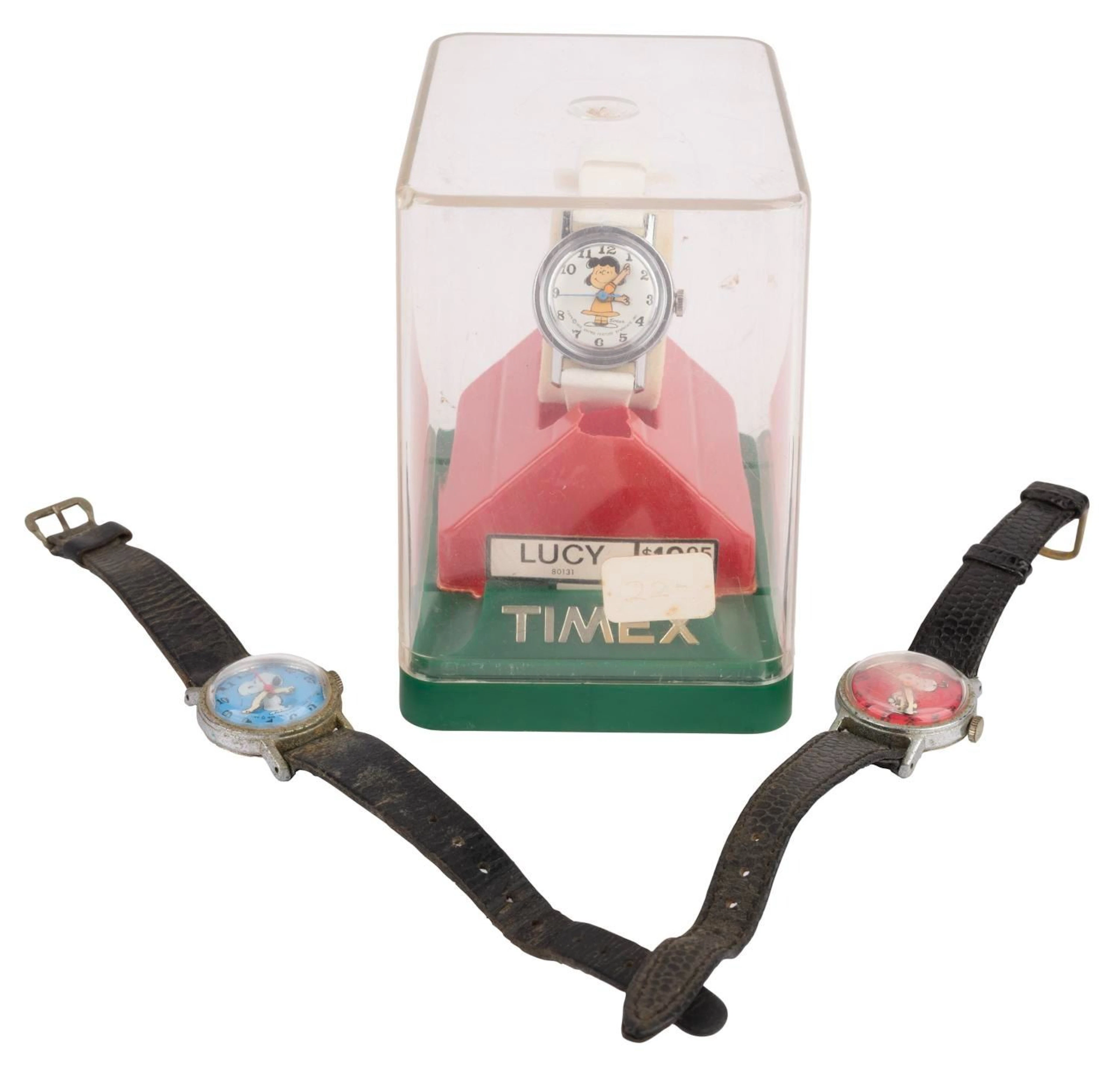 Three Peanuts Watches by UF & Timex.