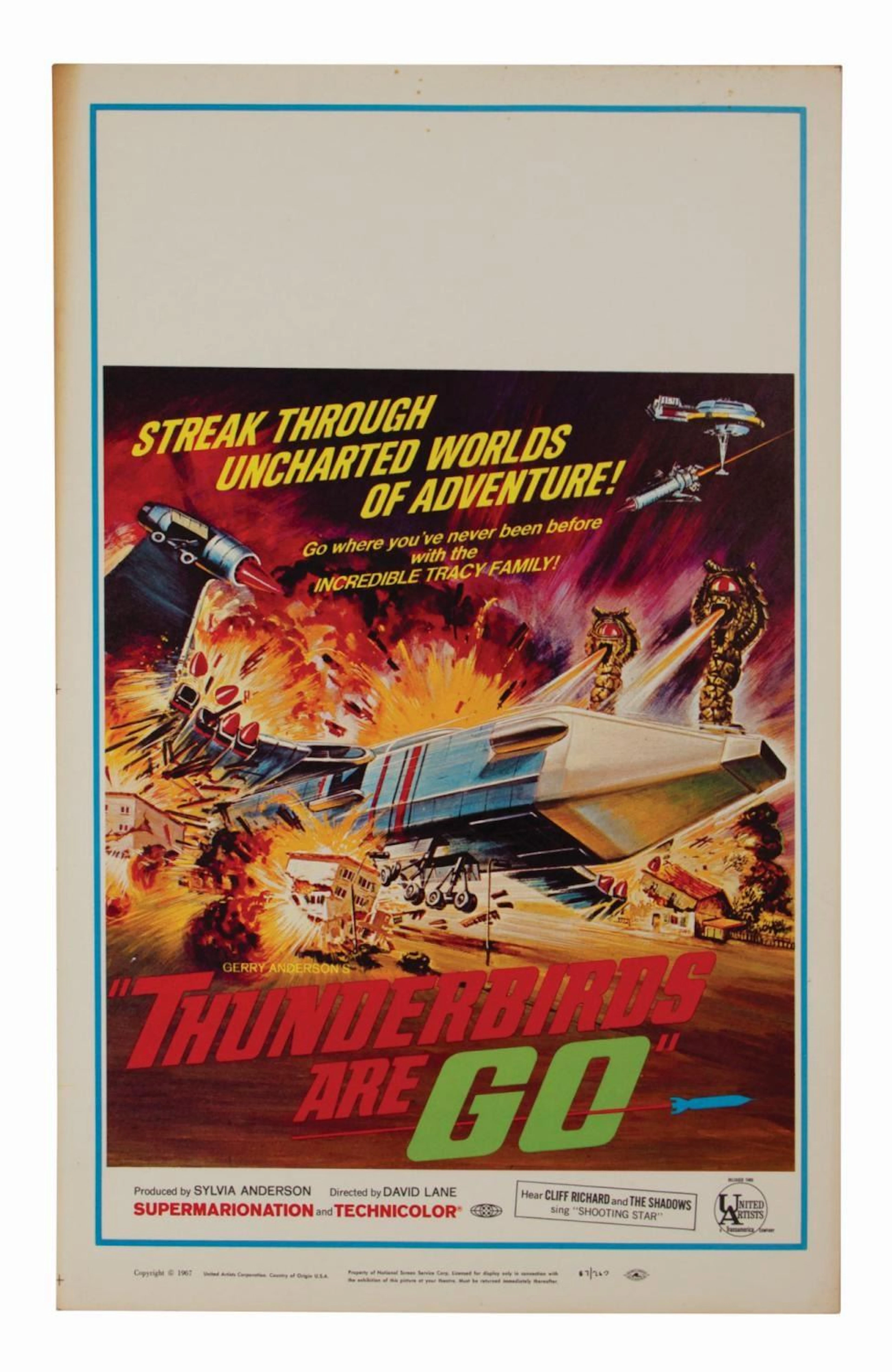 A "Thunderbirds Are GO” Window Card.
