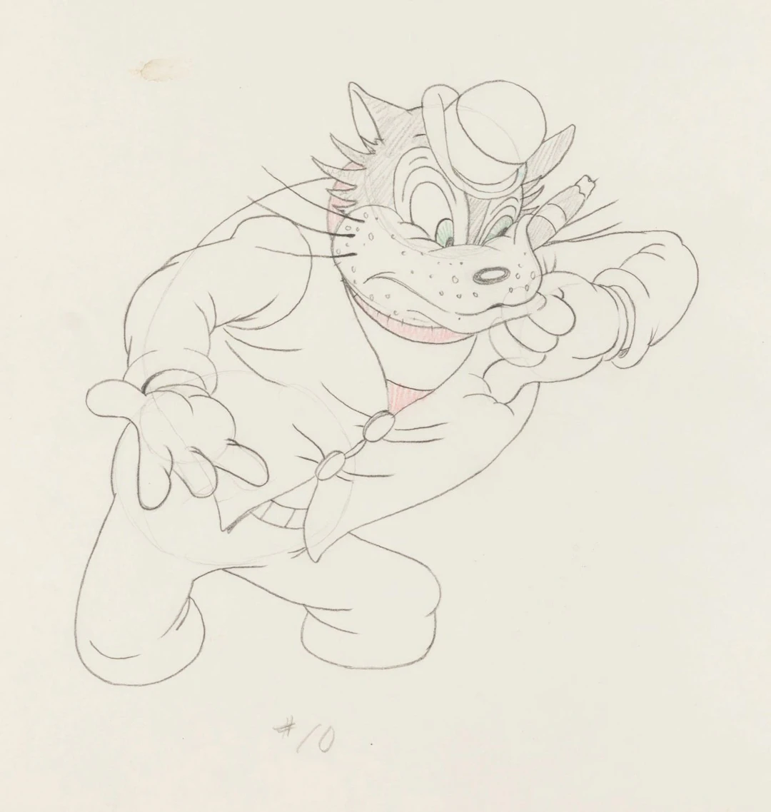 An Original "Fagin's Freshman" Production Drawing.